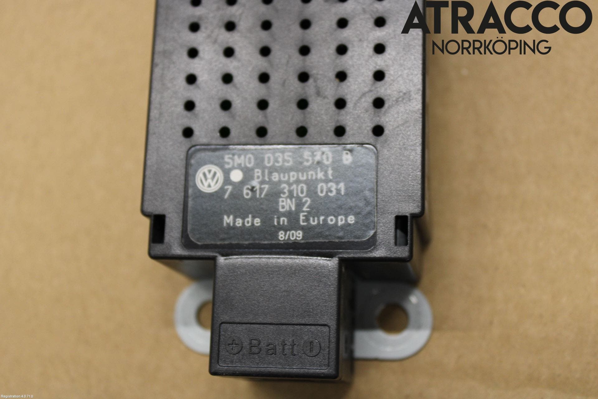 Volkswagen VW GOLF VI 09-13 Radio Övrigt