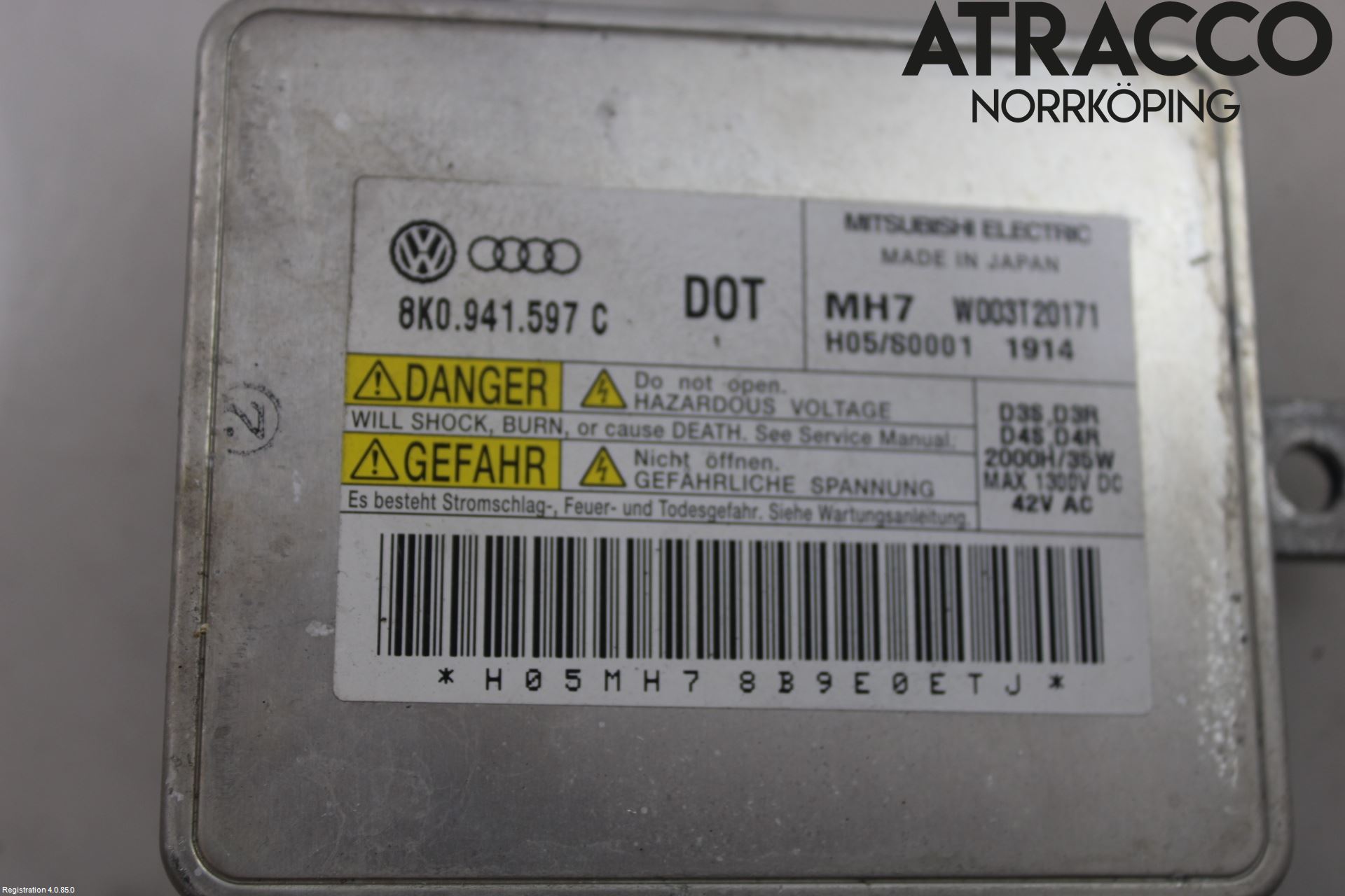 Volkswagen VW TOURAN 10-15 Styrenhet Strålkastare