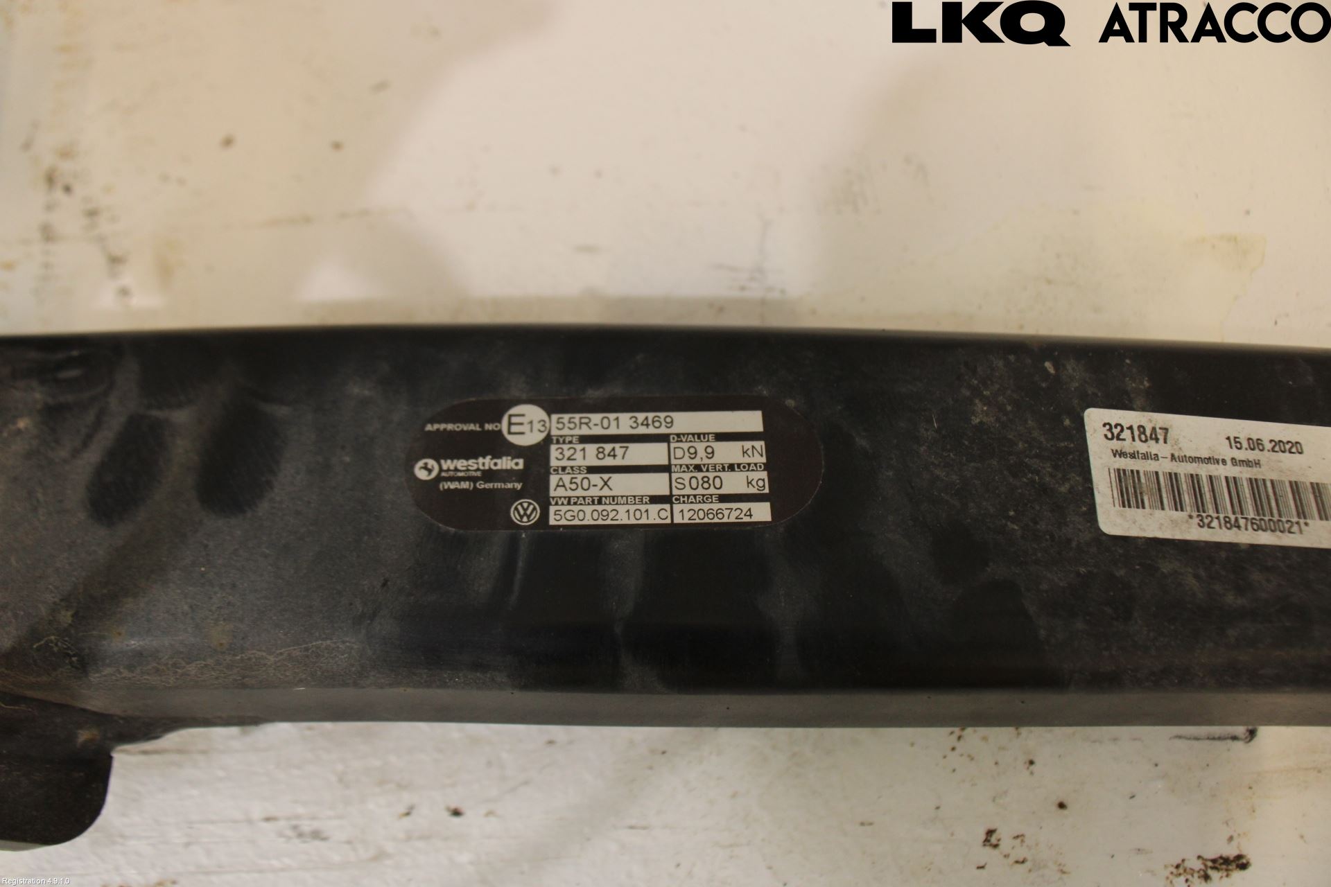 Volkswagen VW GOLF / E-GOLF VII 13-20 Dragkrok