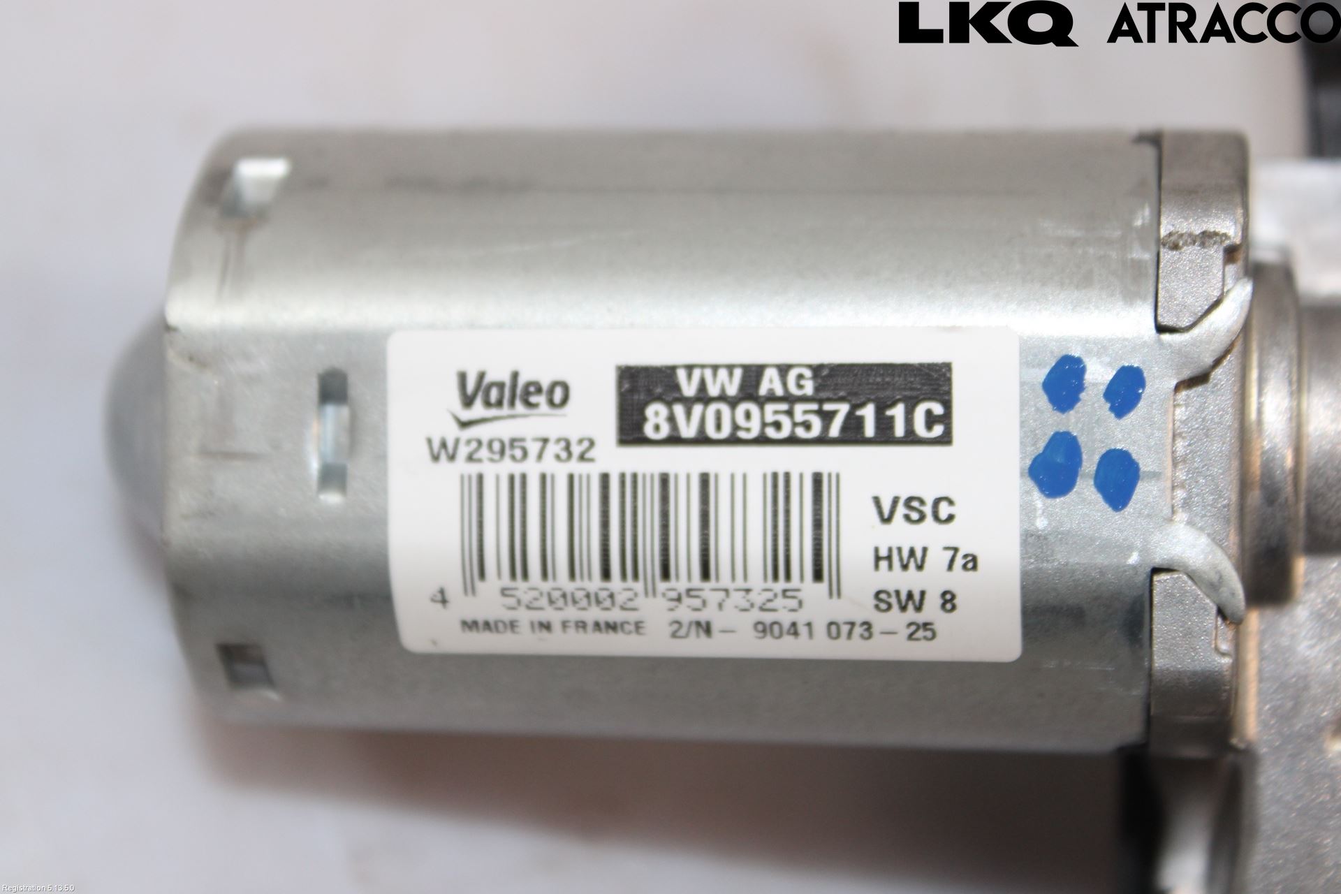 Audi A3/S3 8Y 21- Torkarmotor Baklucka