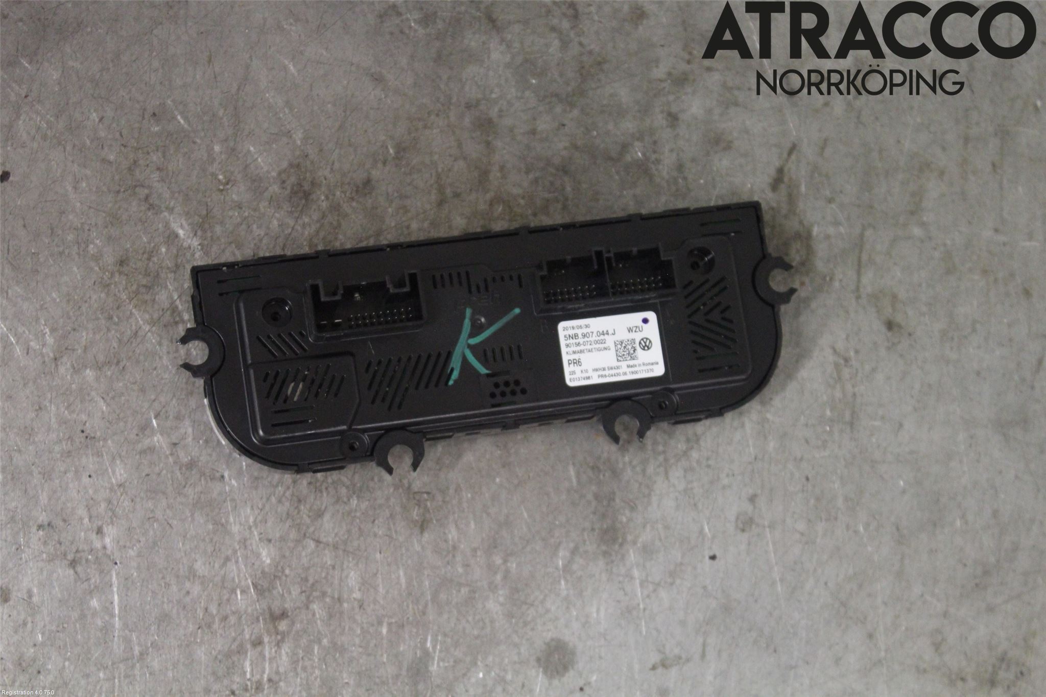 Volkswagen VW TIGUAN 16-24 Värmereglage