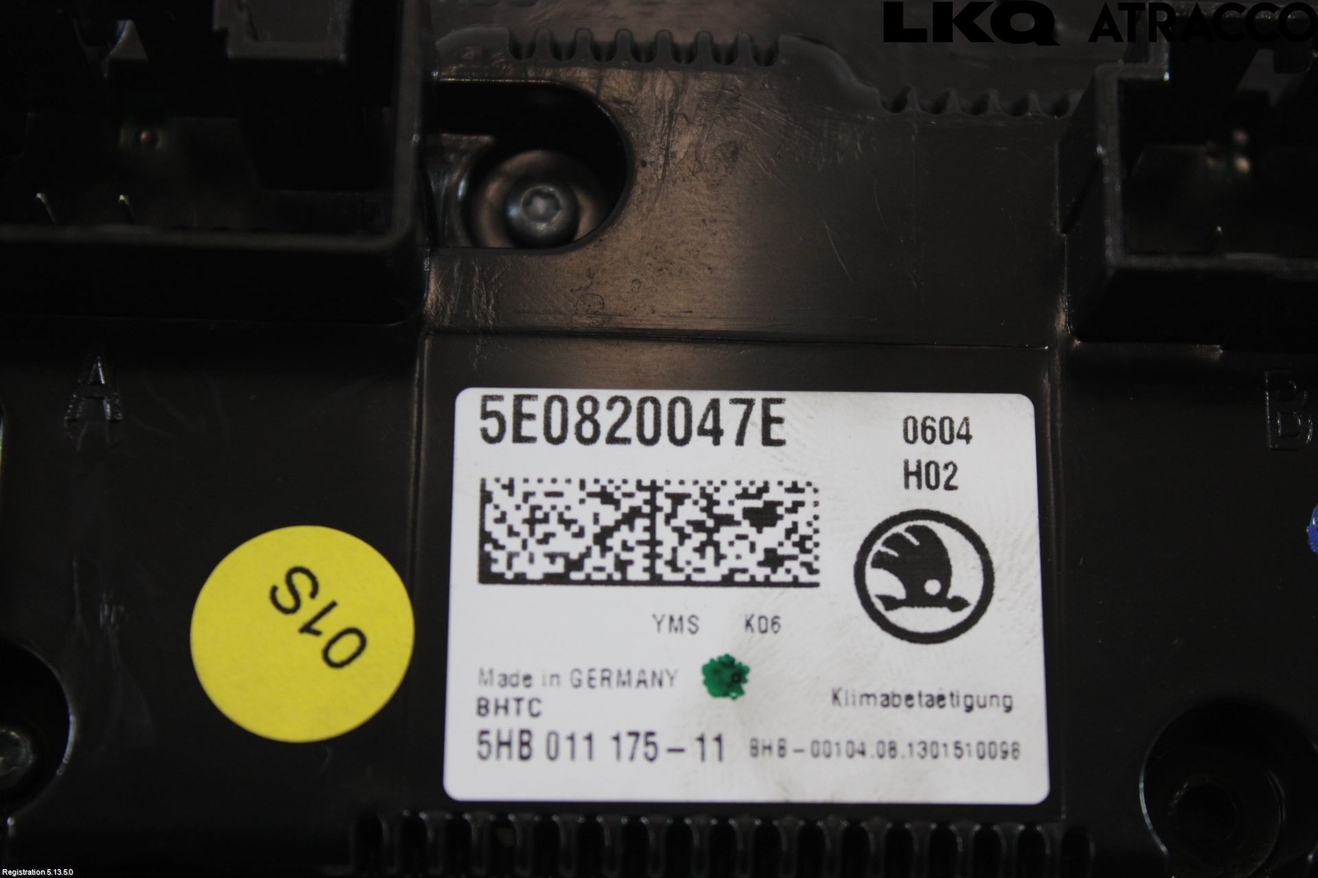Skoda OCTAVIA (5E) 13-20 Värmereglage