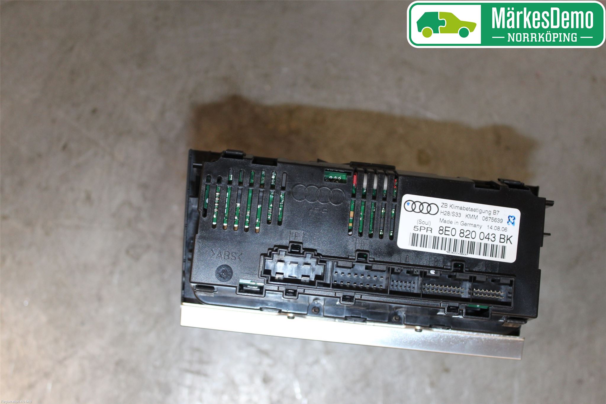 Audi A4/S4 05-07 Ac Styrenhet Ac Manöveren