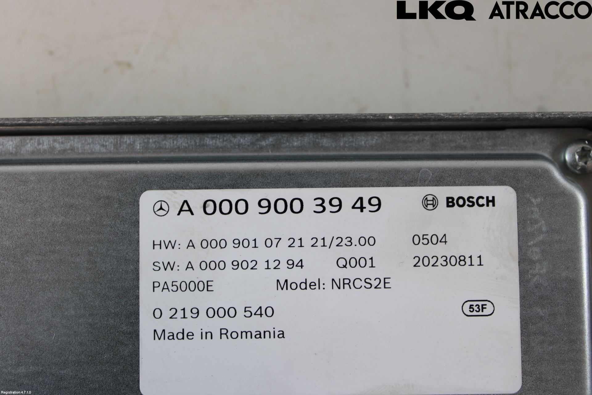 Mercedes-Benz MB EQE SUV (X294) 22- Styrenhet Parkeringshjälp