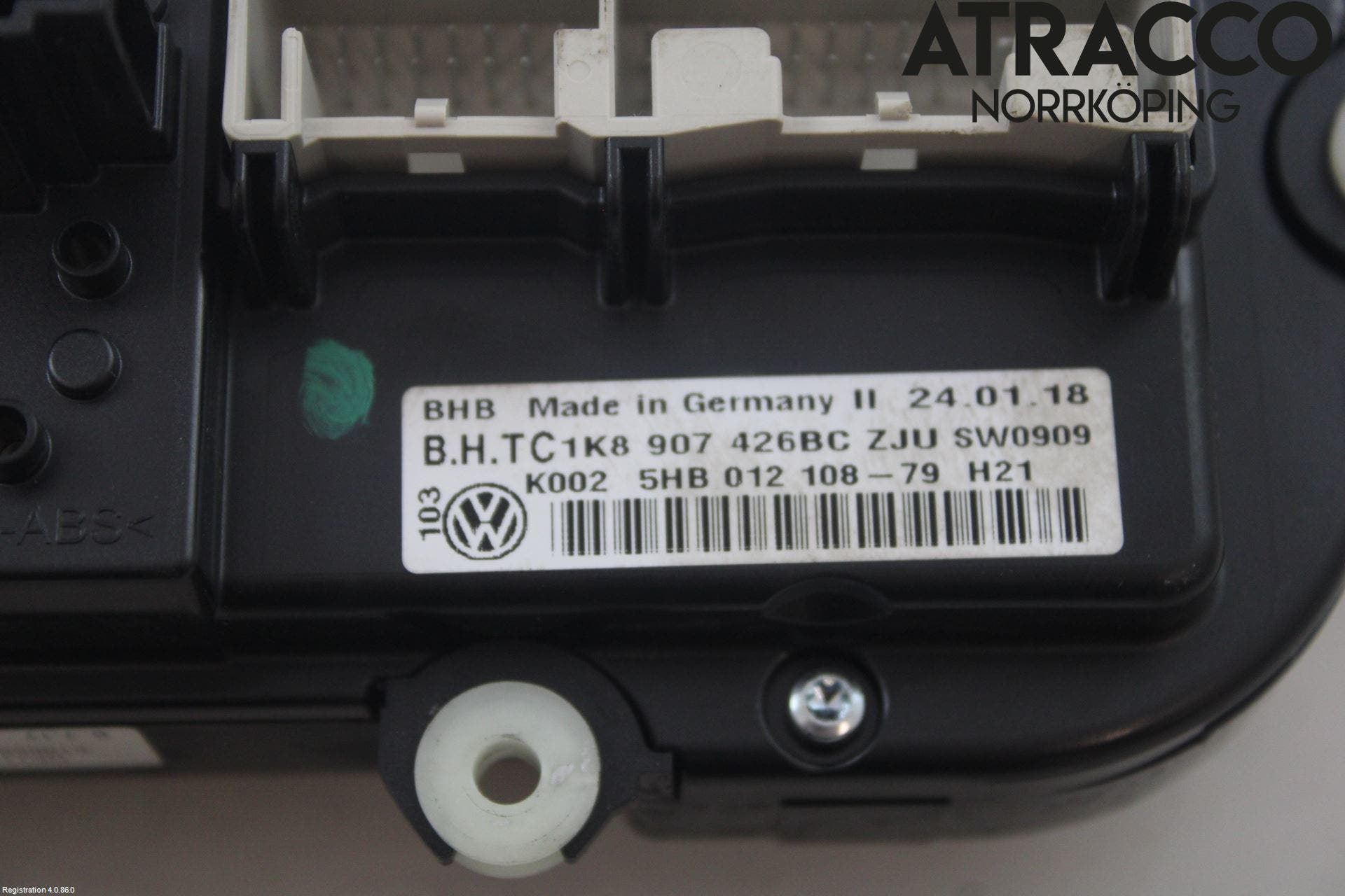 Volkswagen VW CADDY 16-20 Värmereglage