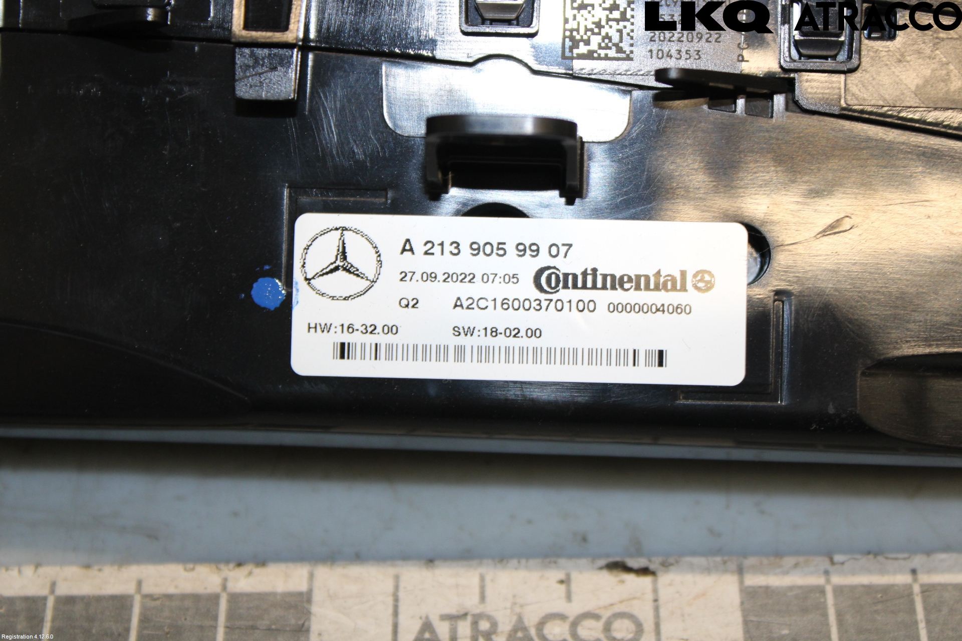 Mercedes-Benz MB E-KLASS (W213) 16-23 Värmereglage