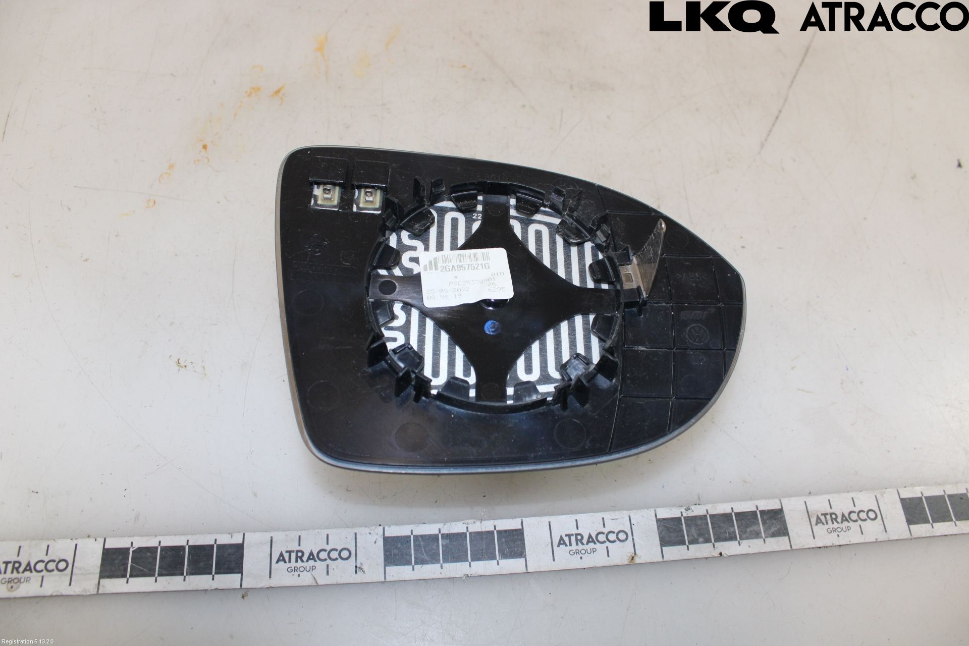 Volkswagen VW T-ROC 18- Spegelglas Vä