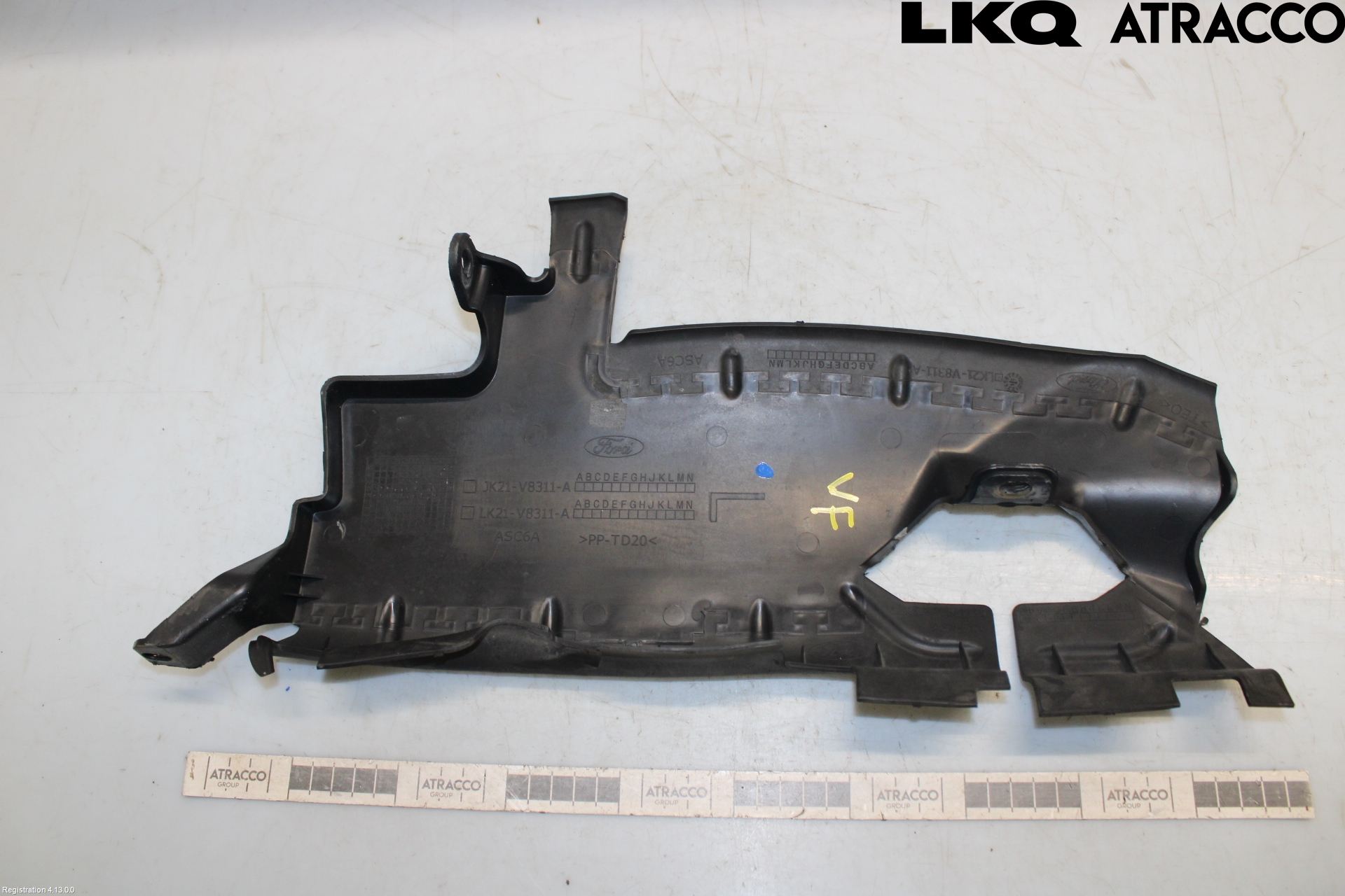 Ford TRANSIT/TOURNEO CUSTOM 13-24 Deflektor Plåt-Plast Kylning
