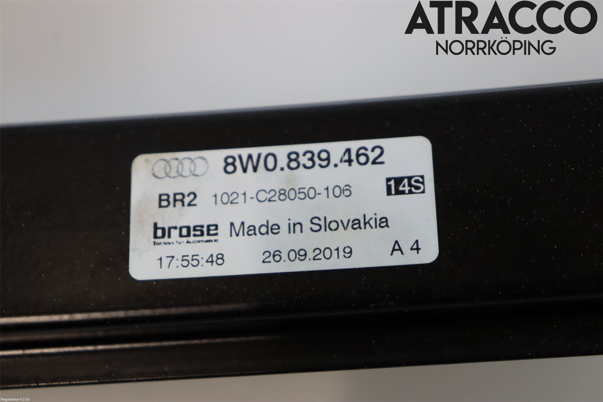 Audi A4/S4 B9 20- Fönsterhiss El Kompl