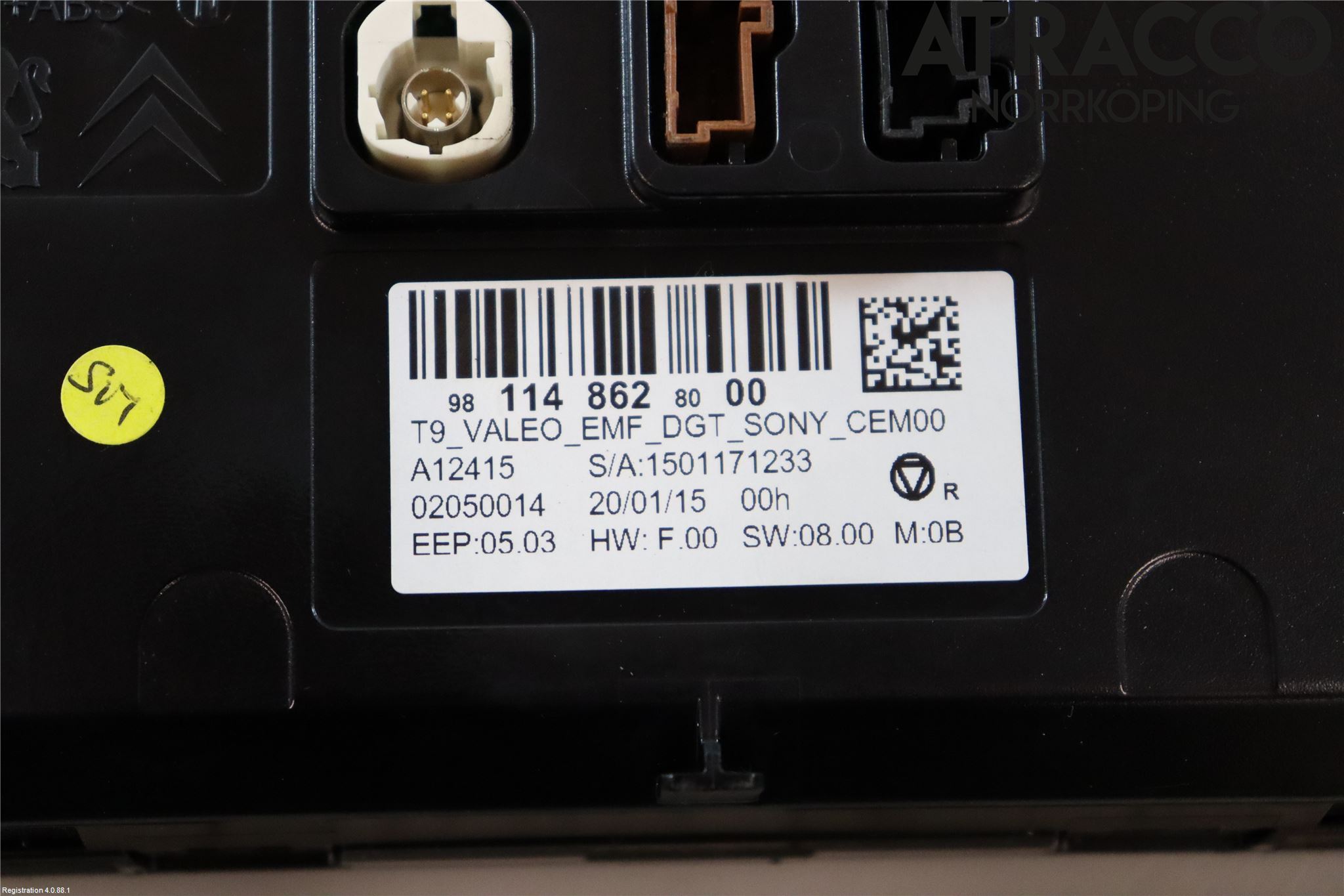Peugeot 308 14-21 Multifunktionsdisplay