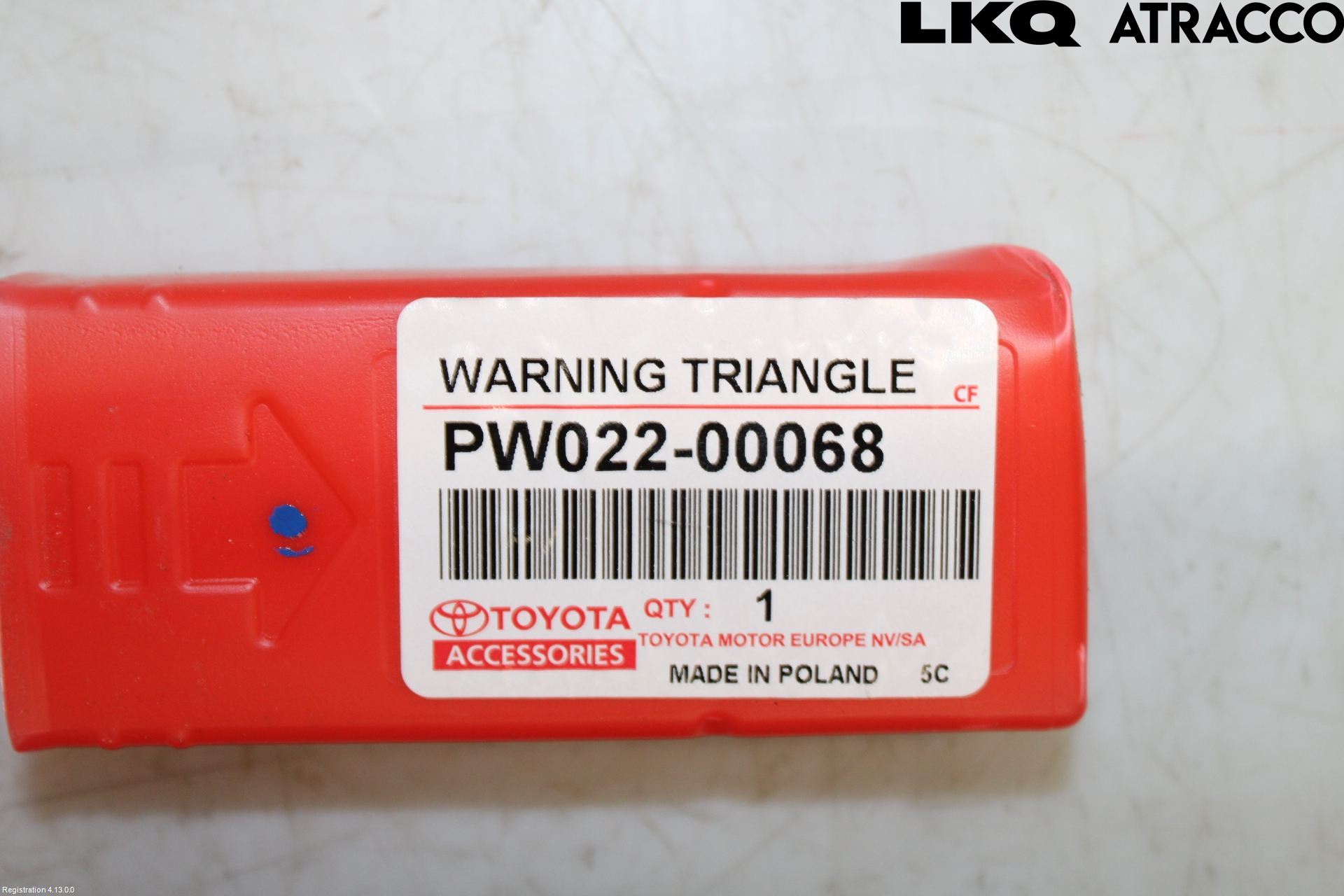 Toyota COROLLA CROSS XG10 22- Varningstriangel