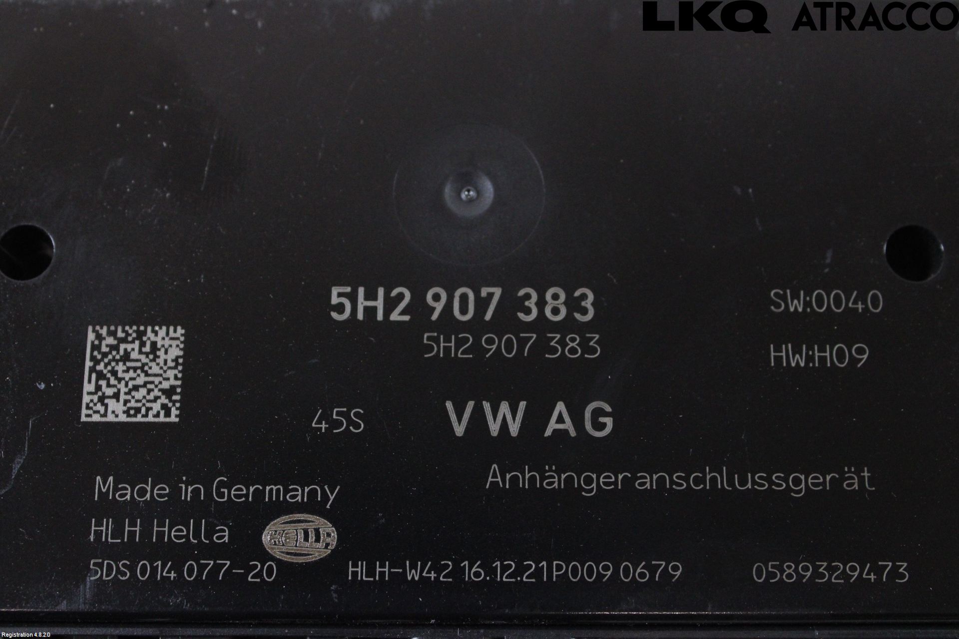 Volkswagen VW TIGUAN 16-24 Styrenhet Dragkrok