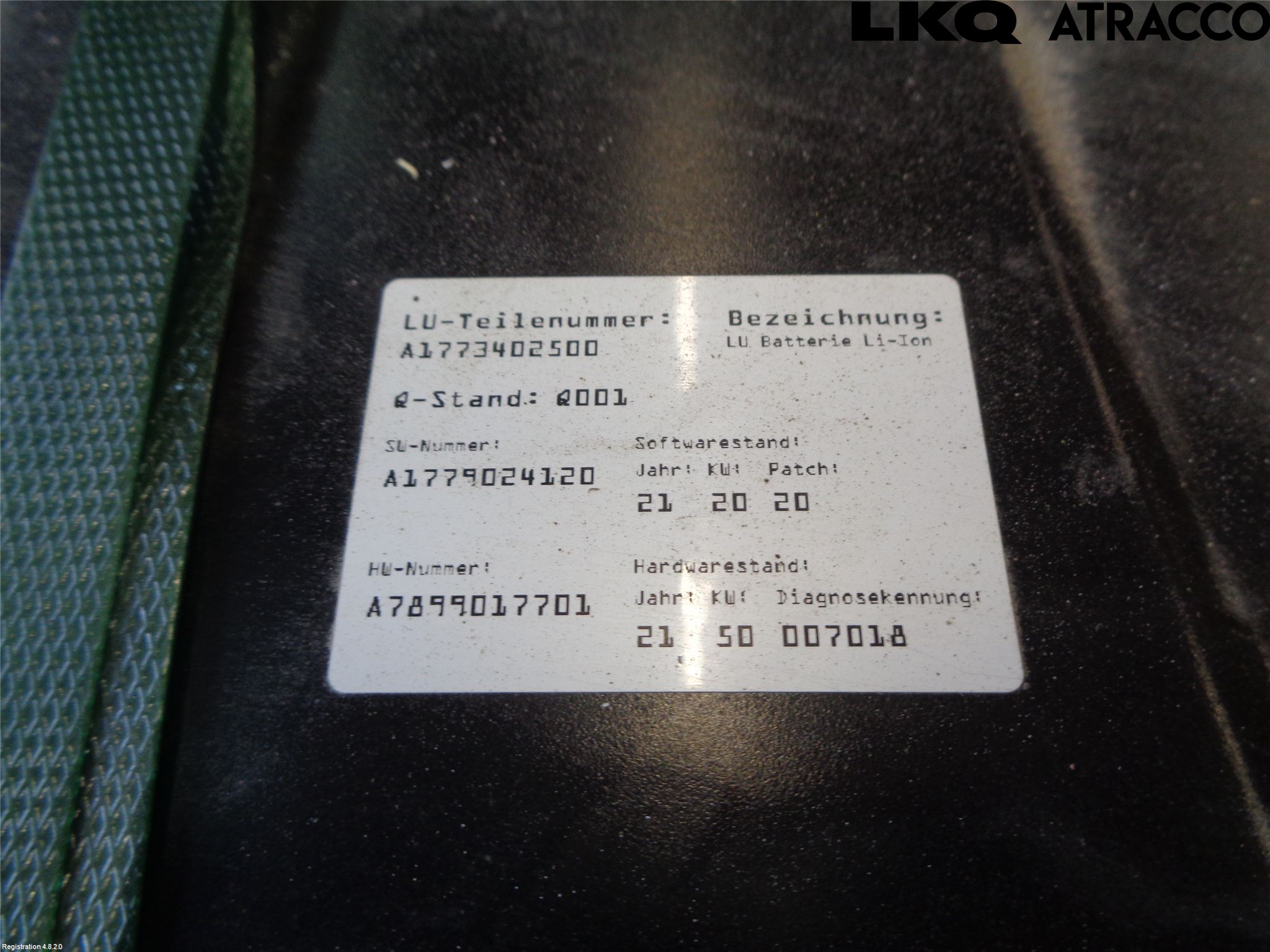 Mercedes-Benz MB CLA-KLASS (C118/X118) 19- Batteri Högspänning