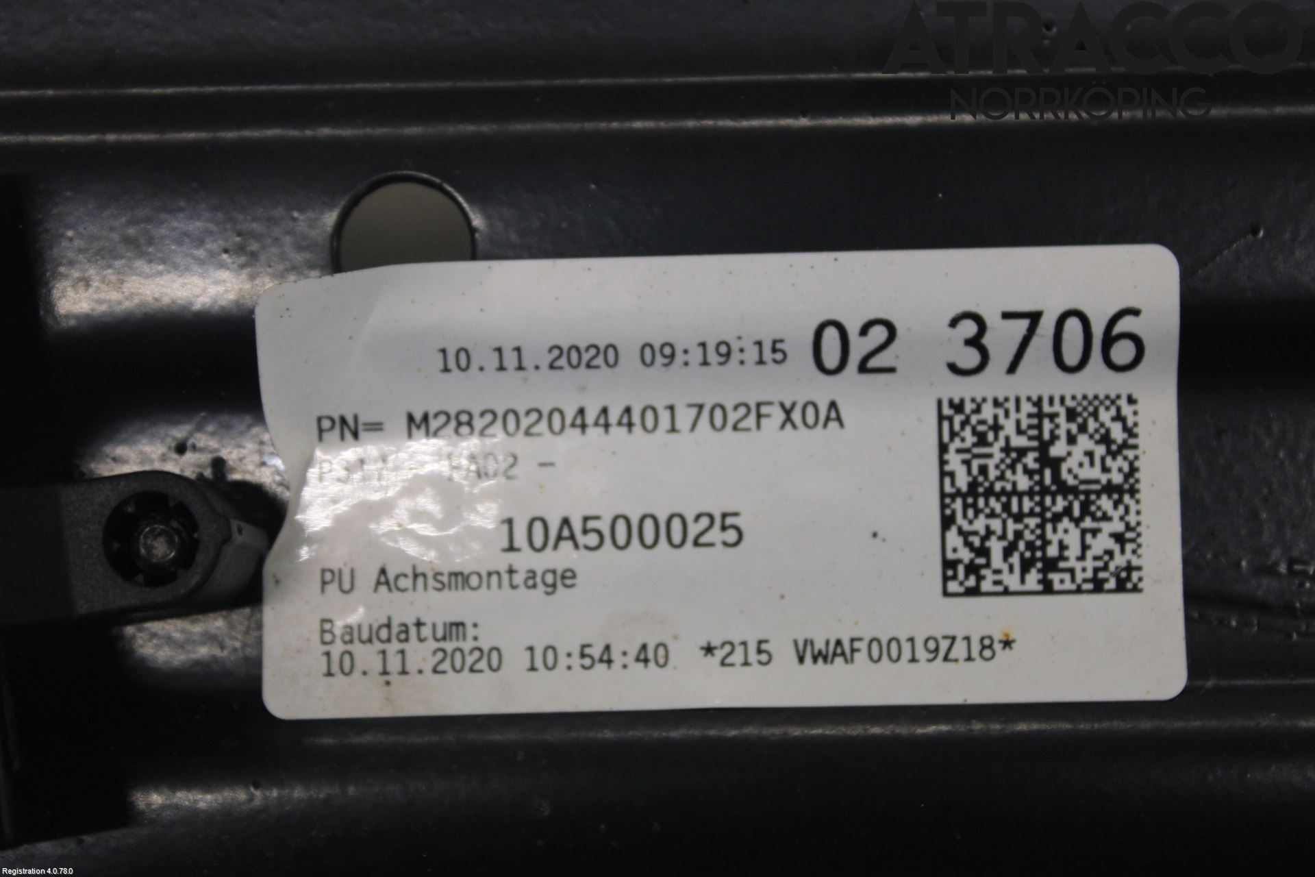 Volkswagen VW ID.3 21- Bakaxelbalk