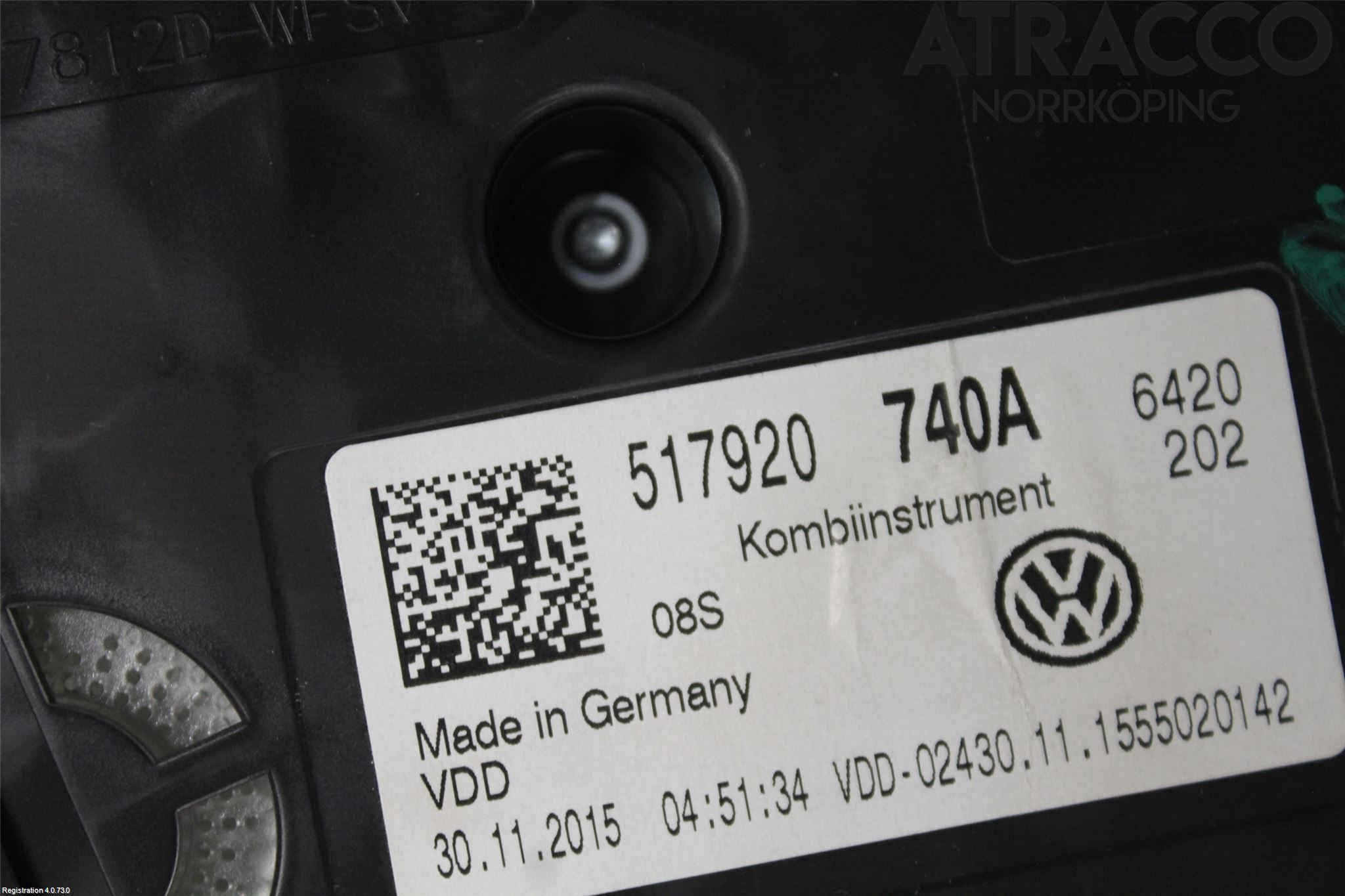 Volkswagen VW GOLF SPORTSVAN 15-20 Instrument Komb
