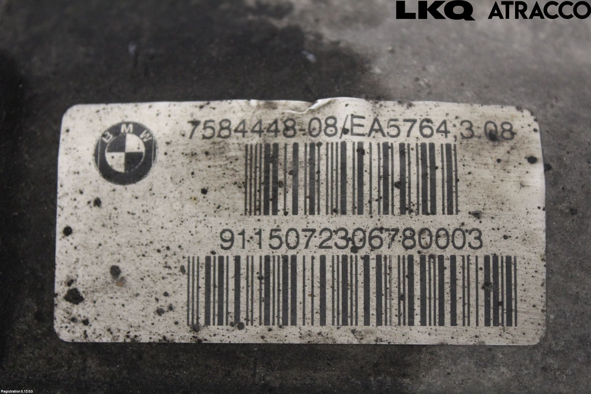 BMW 5 F10/F11/F18 09-17 Bakväxel-Diff