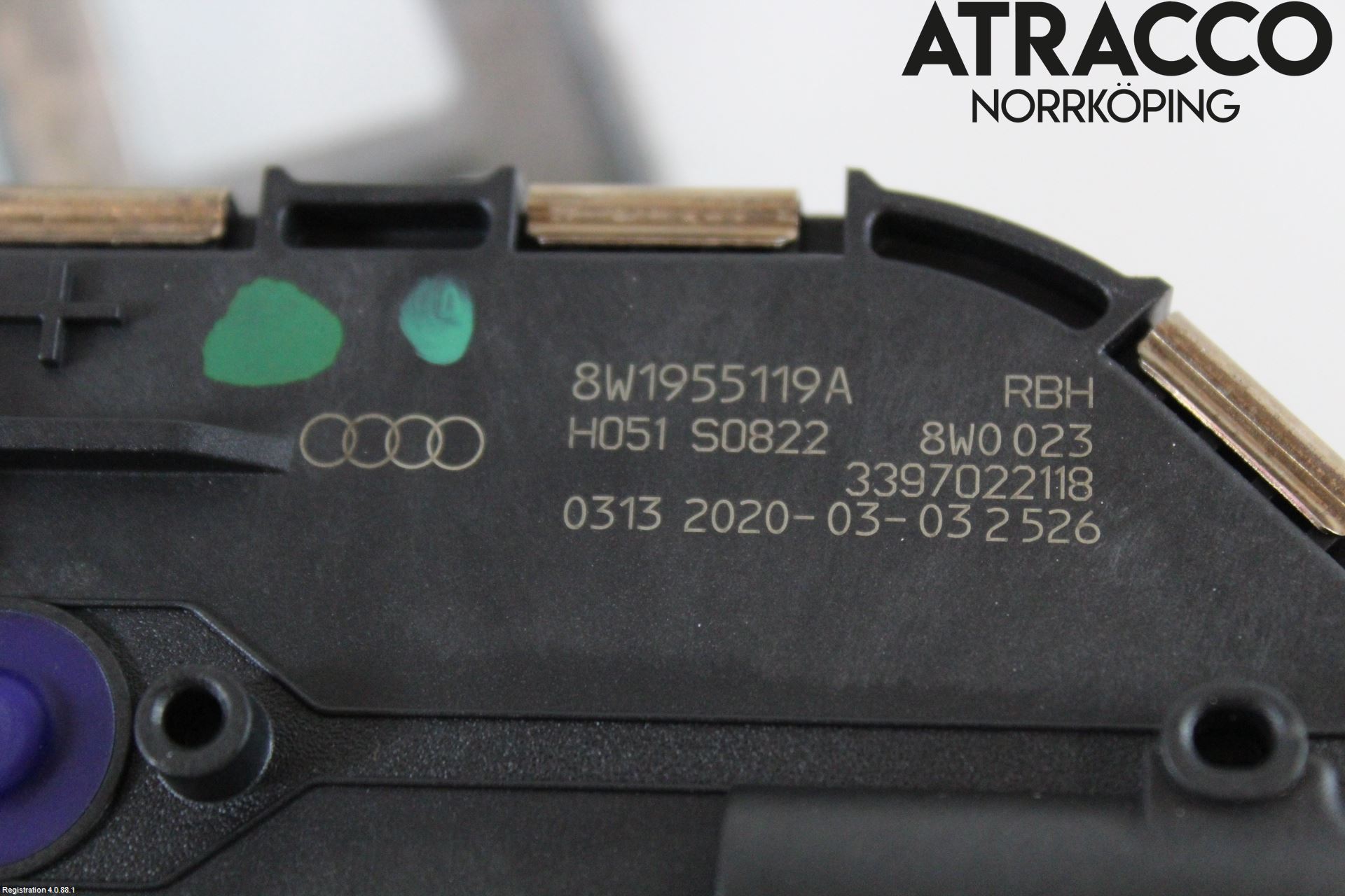 Audi A4/S4 B9 20- Torkarmekanism Vindruta