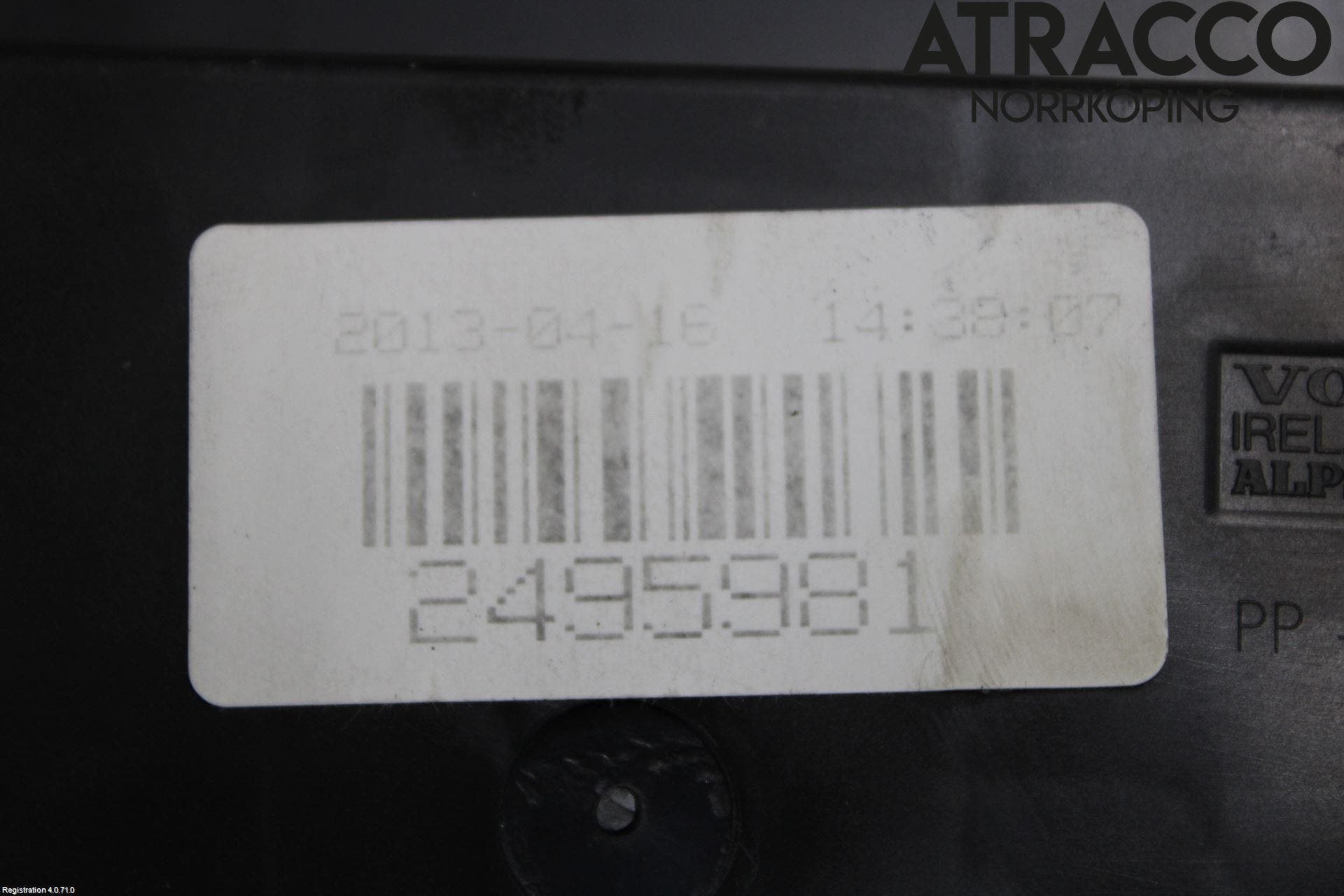 Volvo V60 11-13 Värmereglage