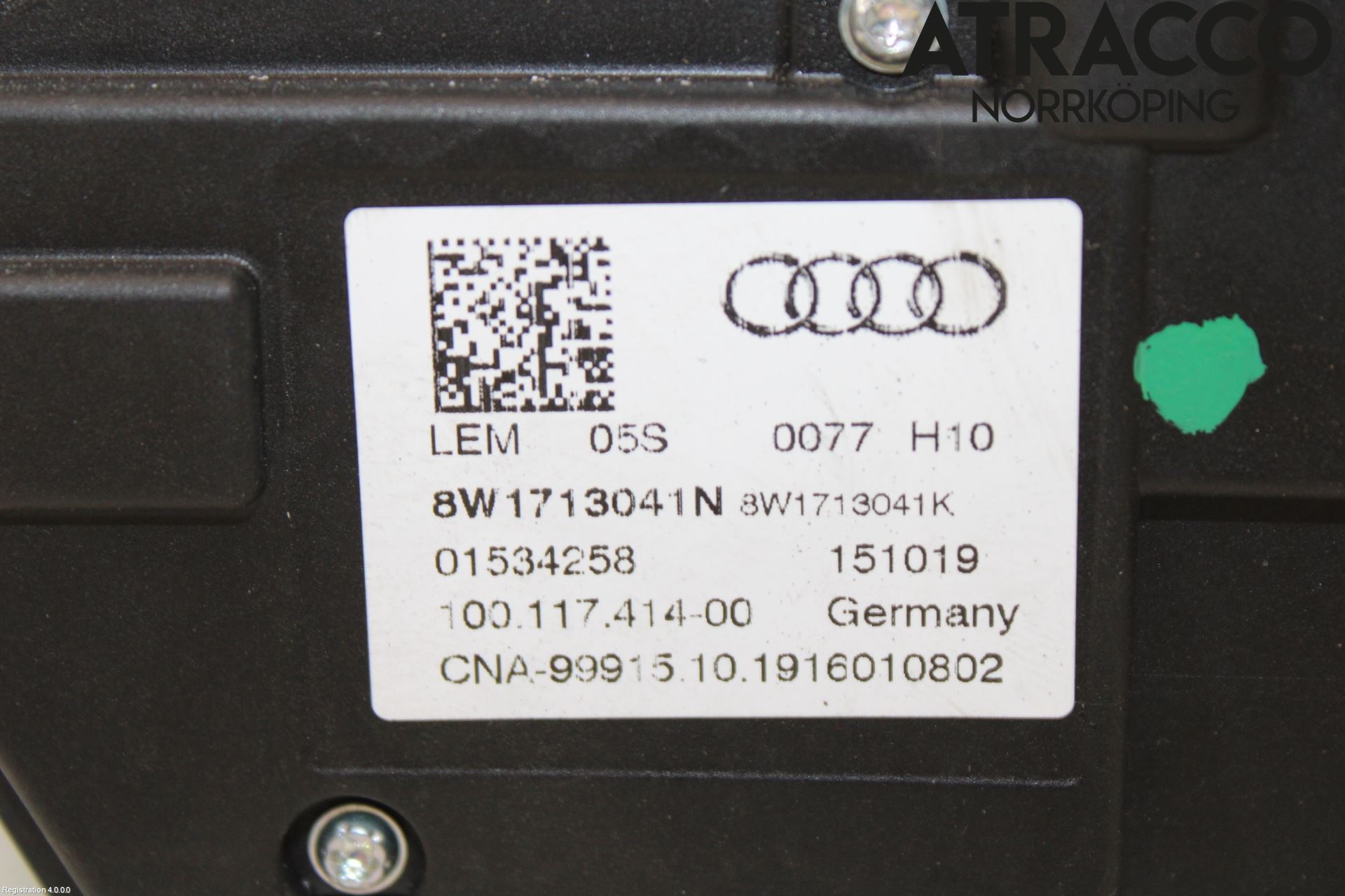 Audi A4/S4 B9 20- Växelspak