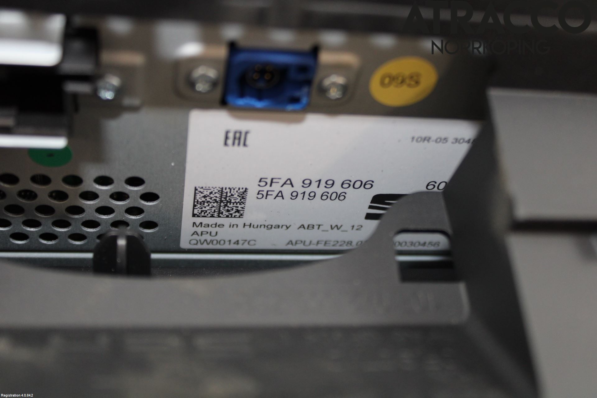 Cupra BORN 22- Multifunktionsdisplay