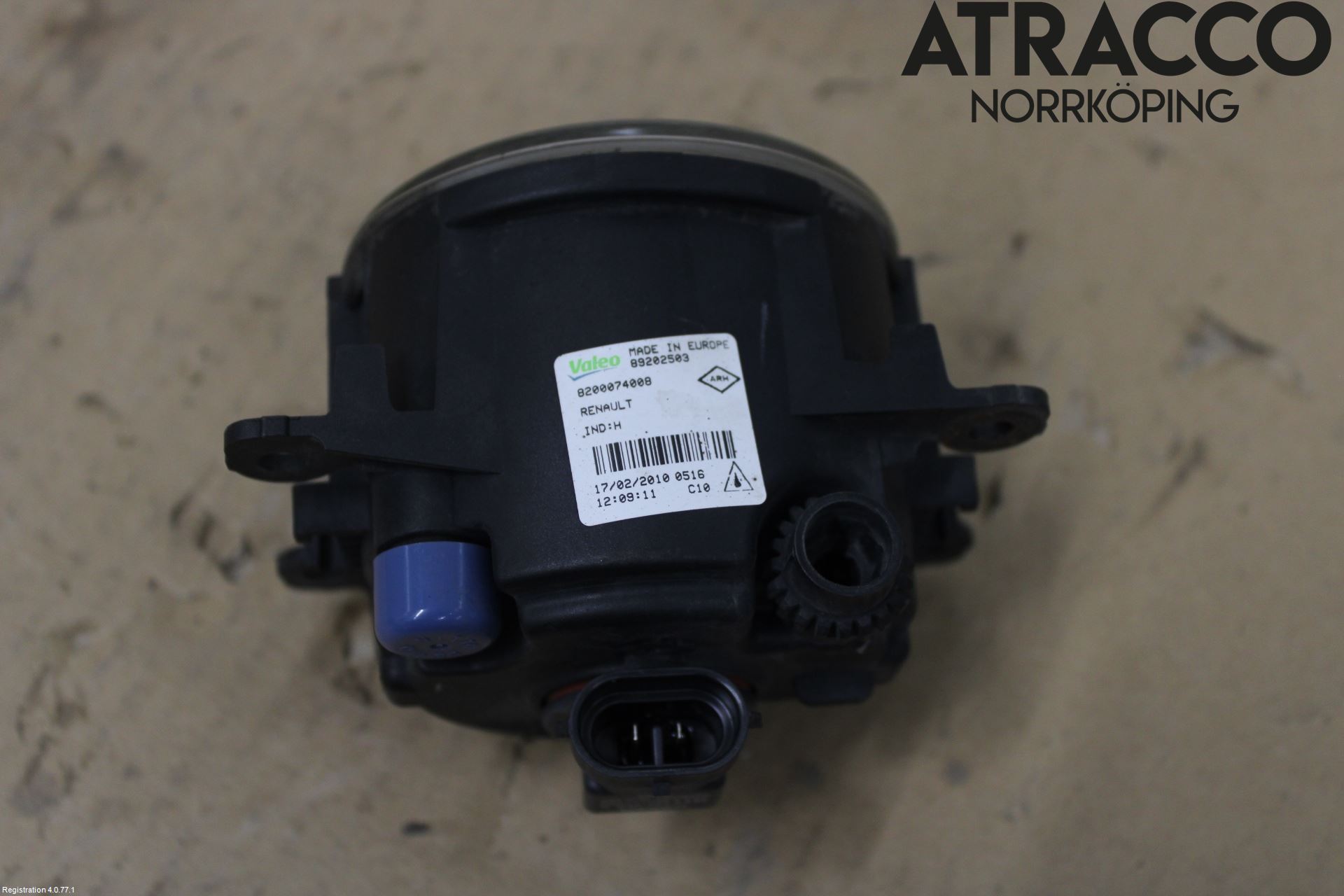 Renault MEGANE III 09-15 Dimljus-Varselljus Fram
