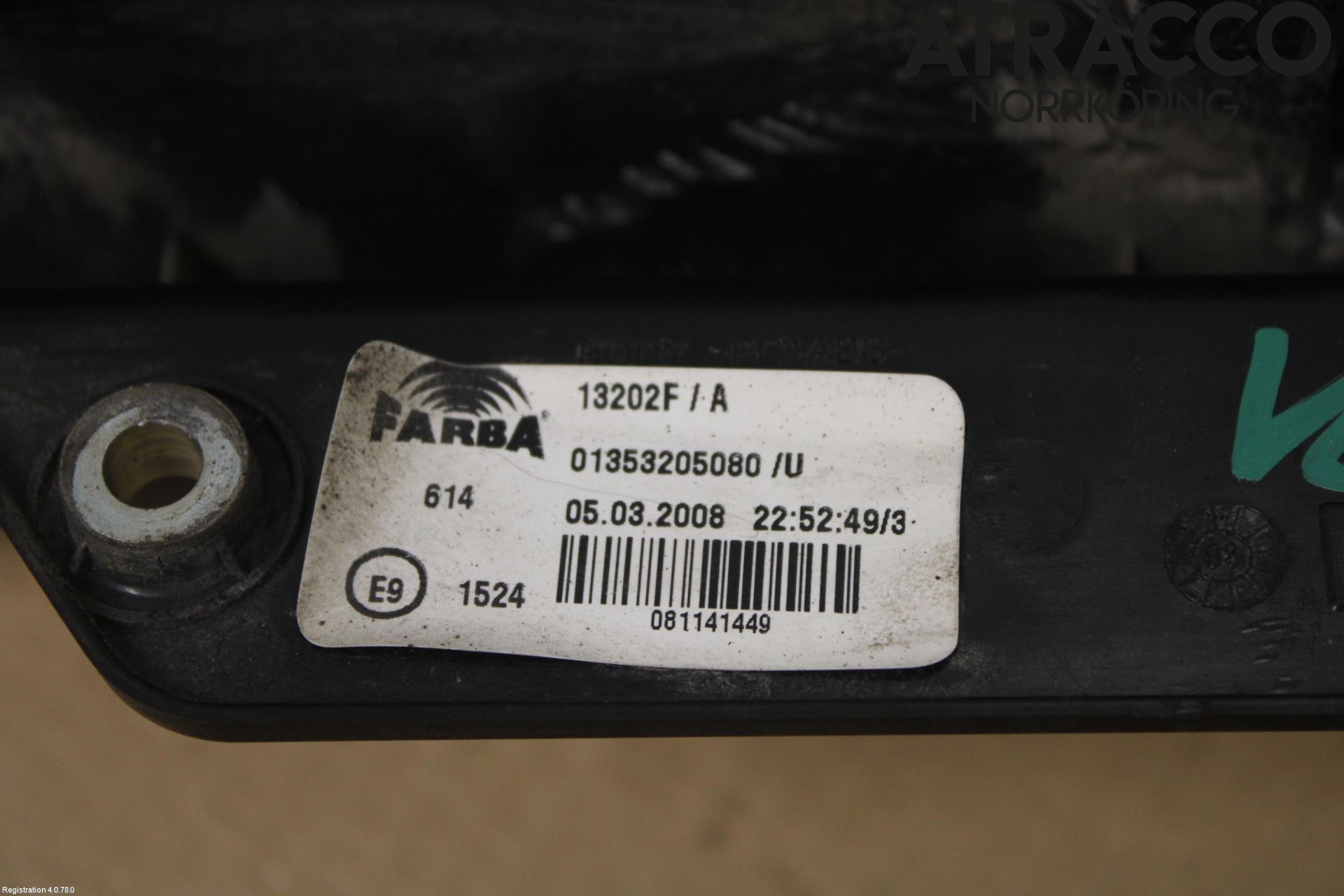 Citroen NEMO Bakljus Höger