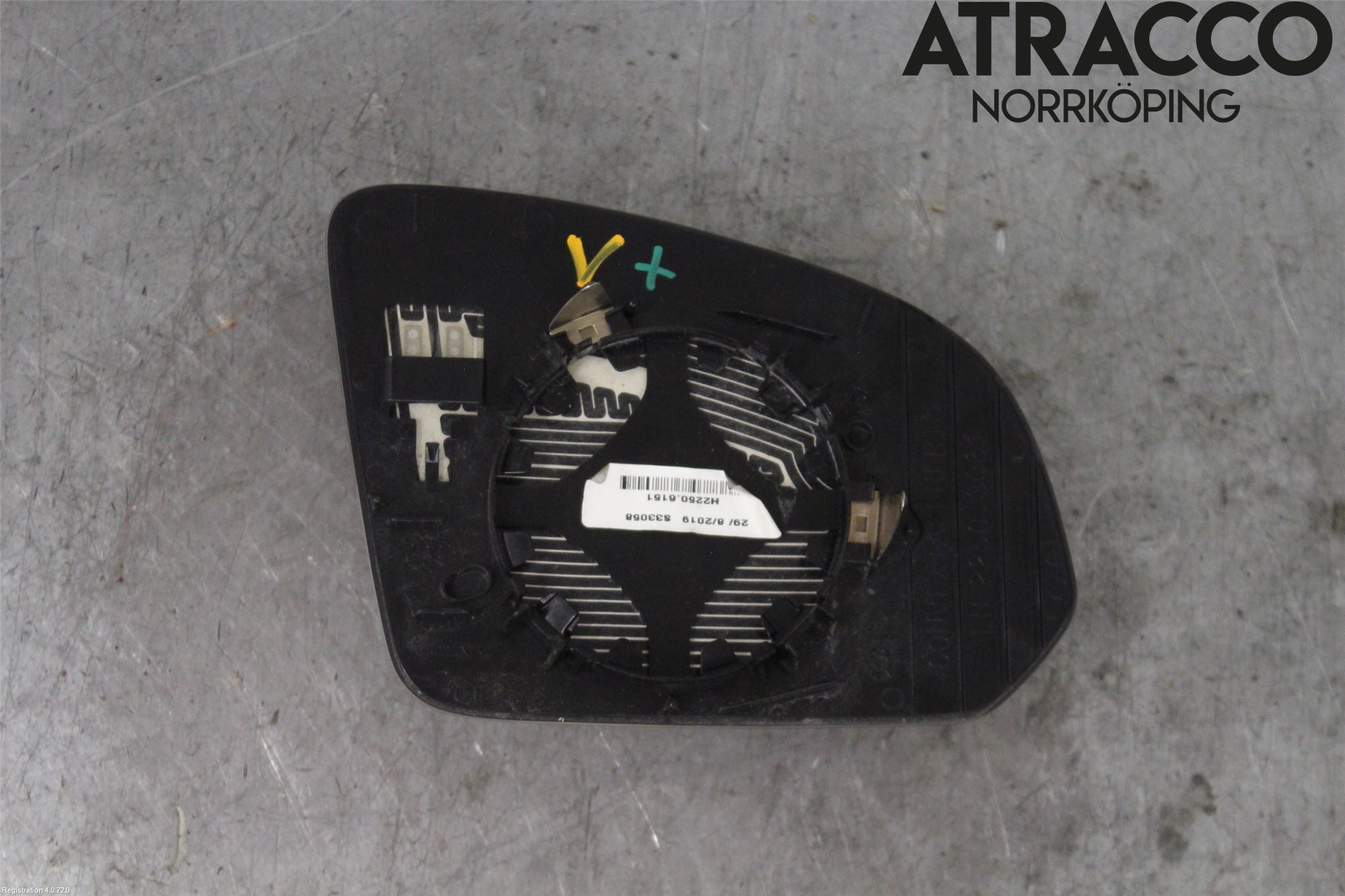 Volvo XC40/RECHARGE 18- Spegelglas Vä