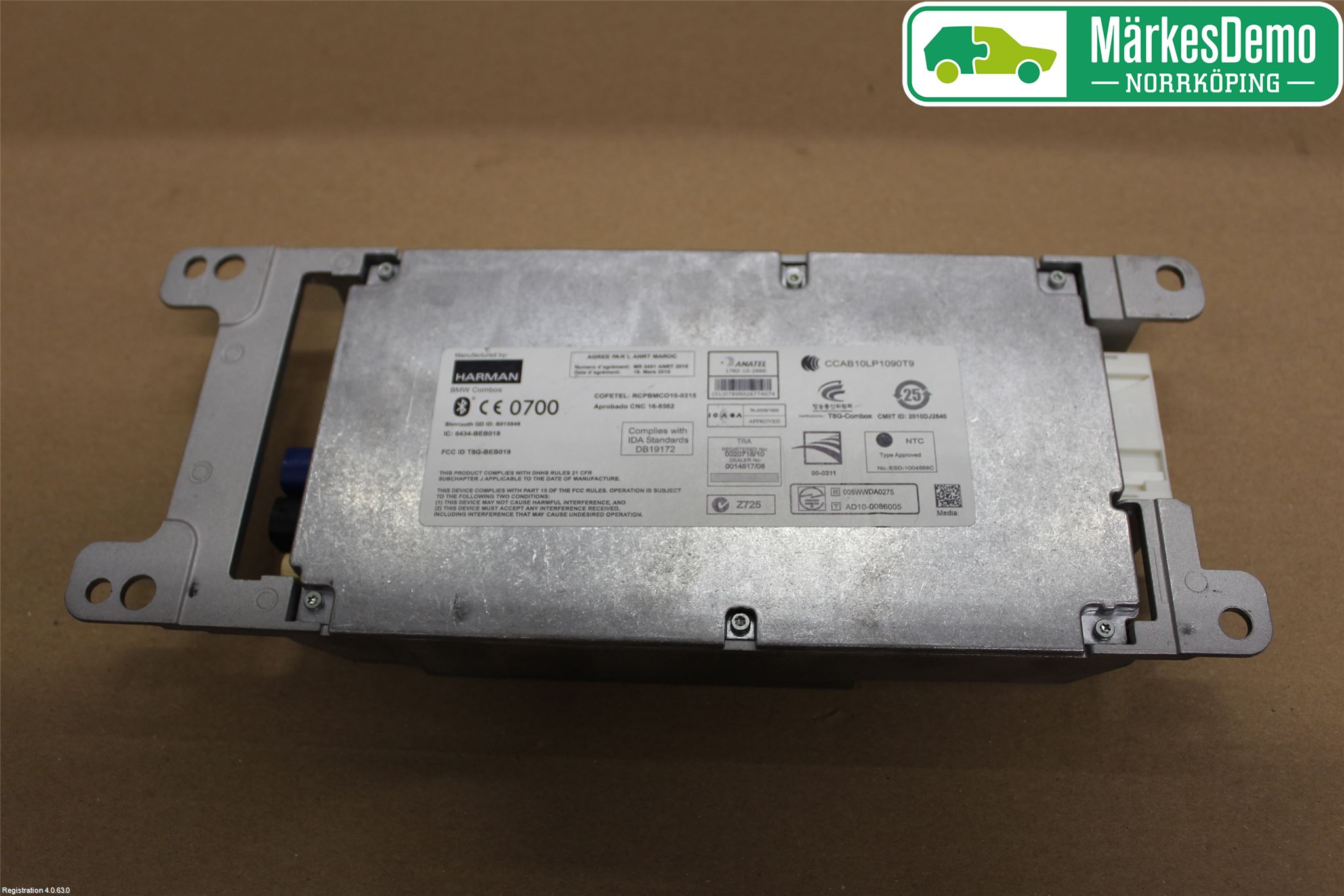 BMW 5 F10/F11/F18 09-17 Styrenhet Övrigt
