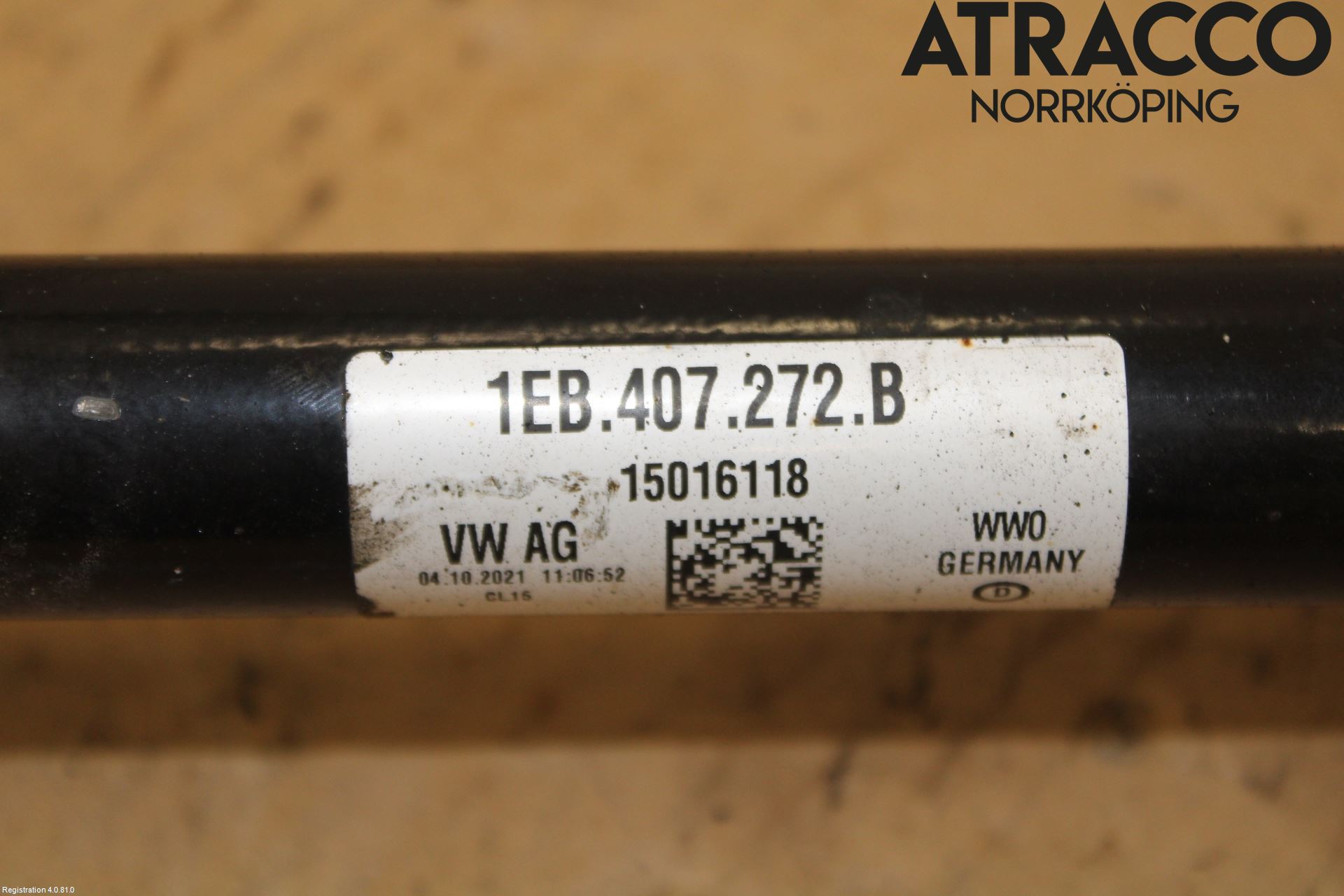 Volkswagen VW ID.4 21- Drivaxel Fram Höger