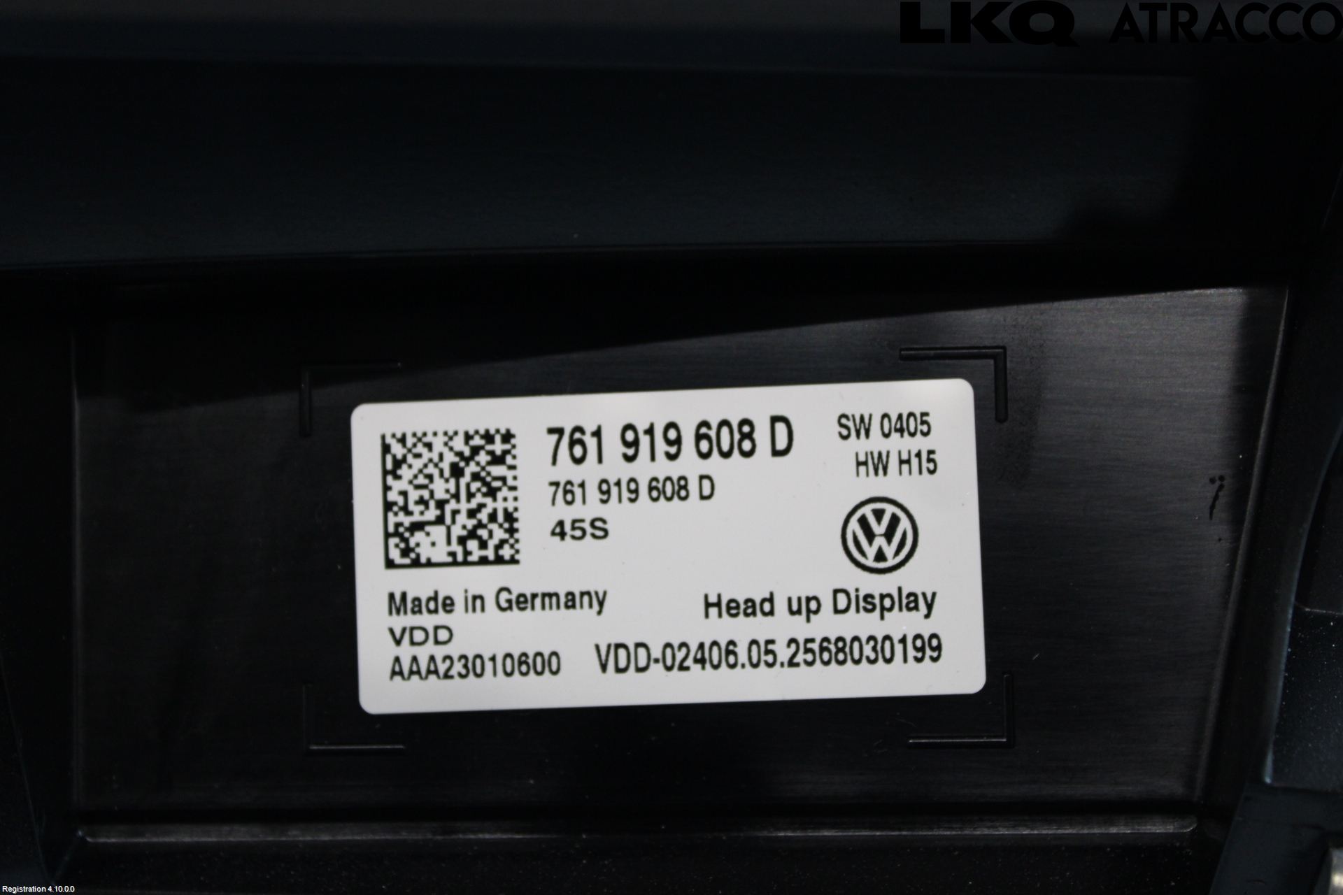 Volkswagen VW TOUAREG CR 18- Bildskärm