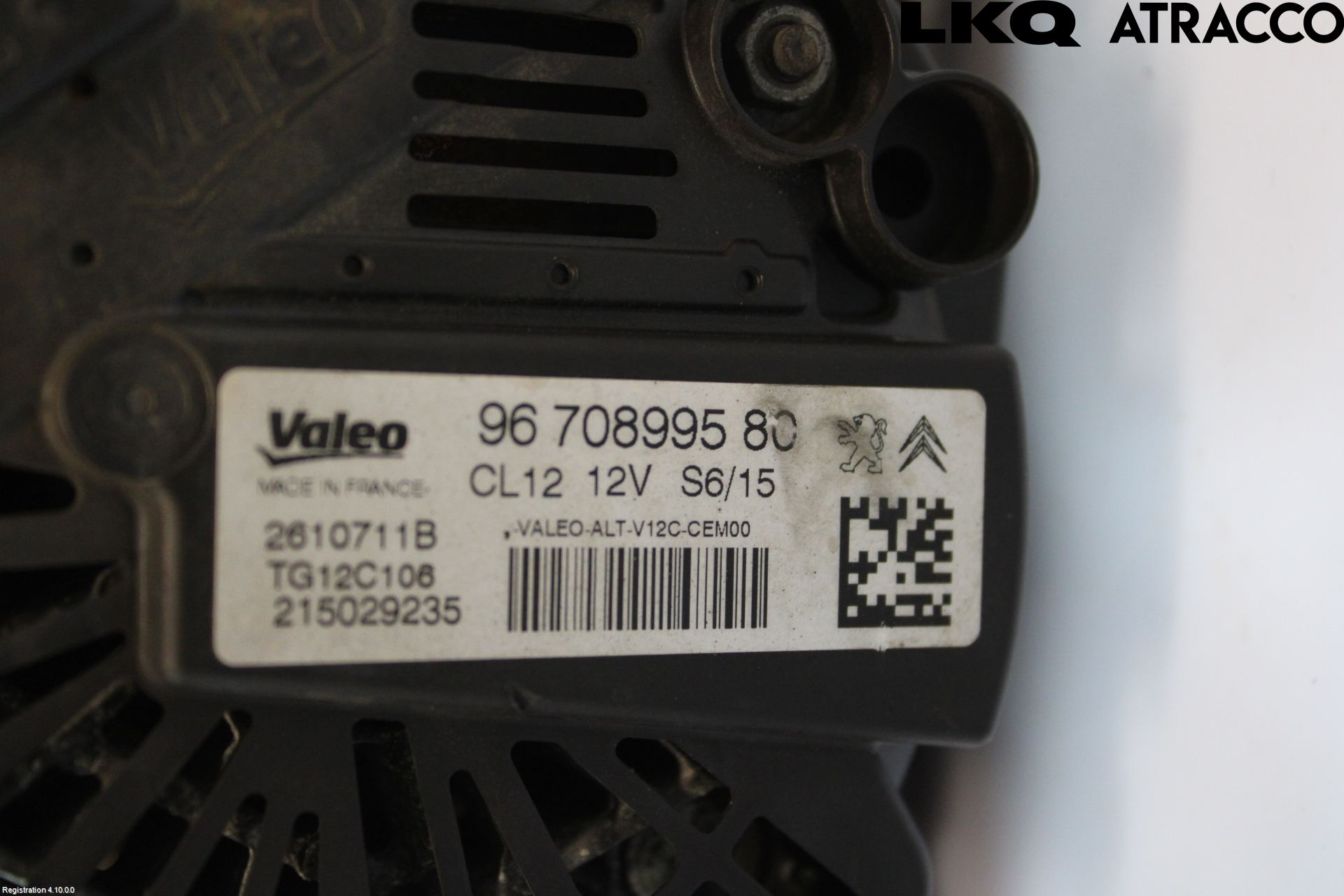 Peugeot 208 12-15 Generator