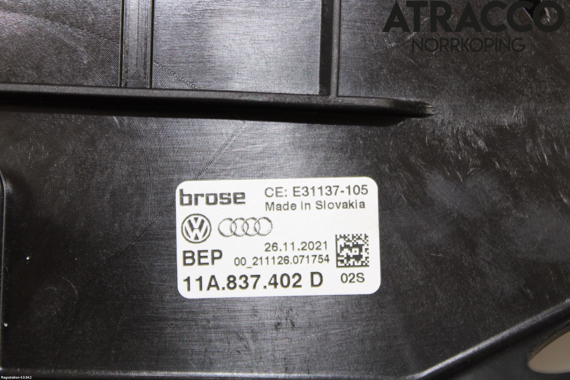 Volkswagen VW ID.4 21- Fönsterhiss El Kompl