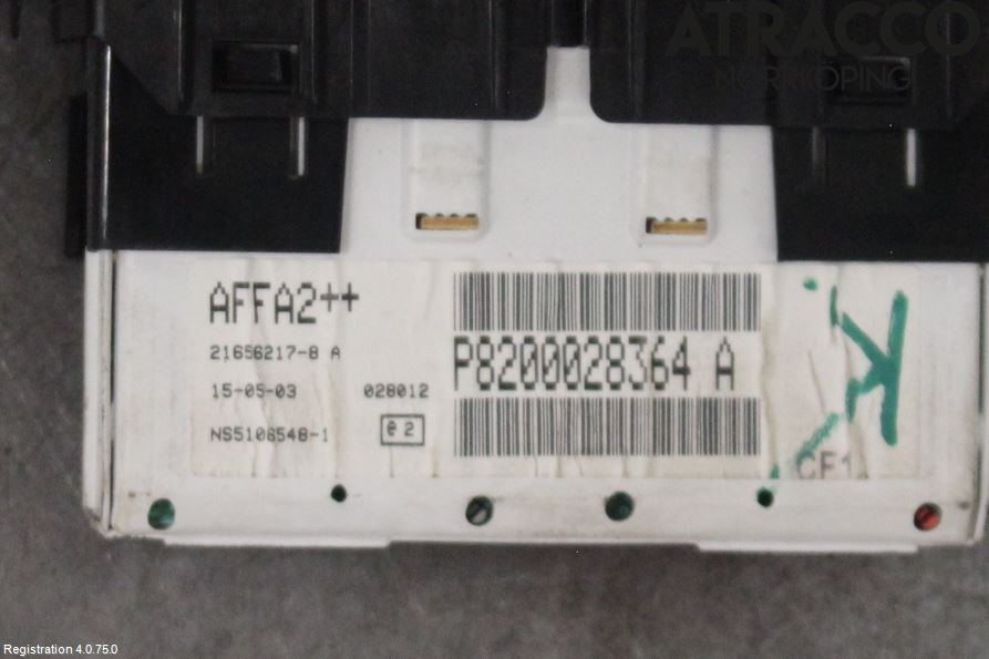 Renault TRAFIC   02-14 Färddator