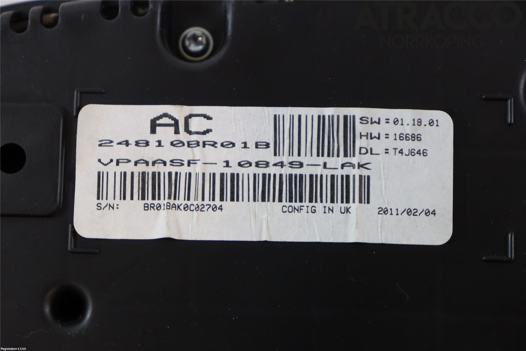 Nissan QASHQAI 10-14 Instrument Komb