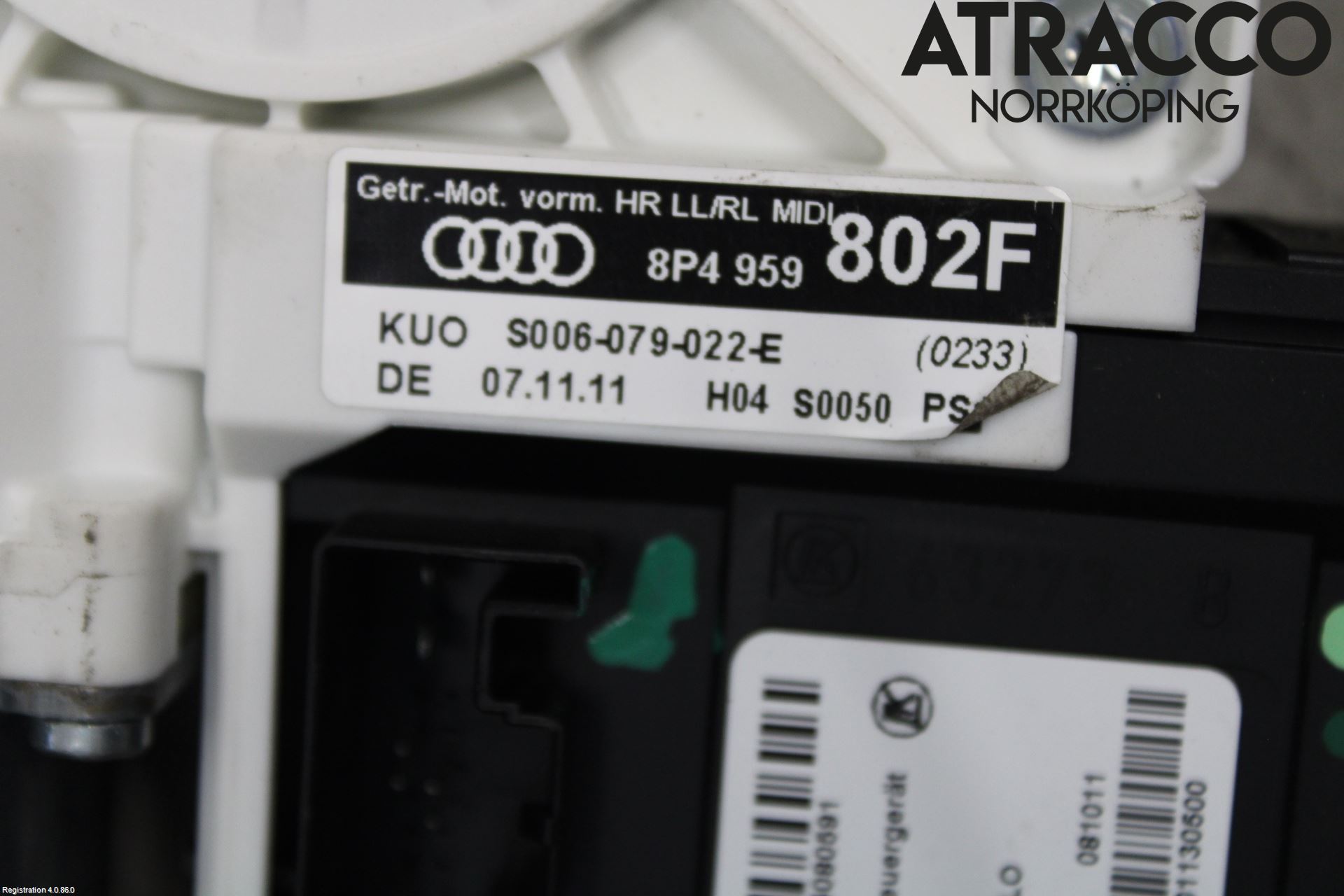 Audi A3/S3 05-13 Fönsterhiss El Kompl