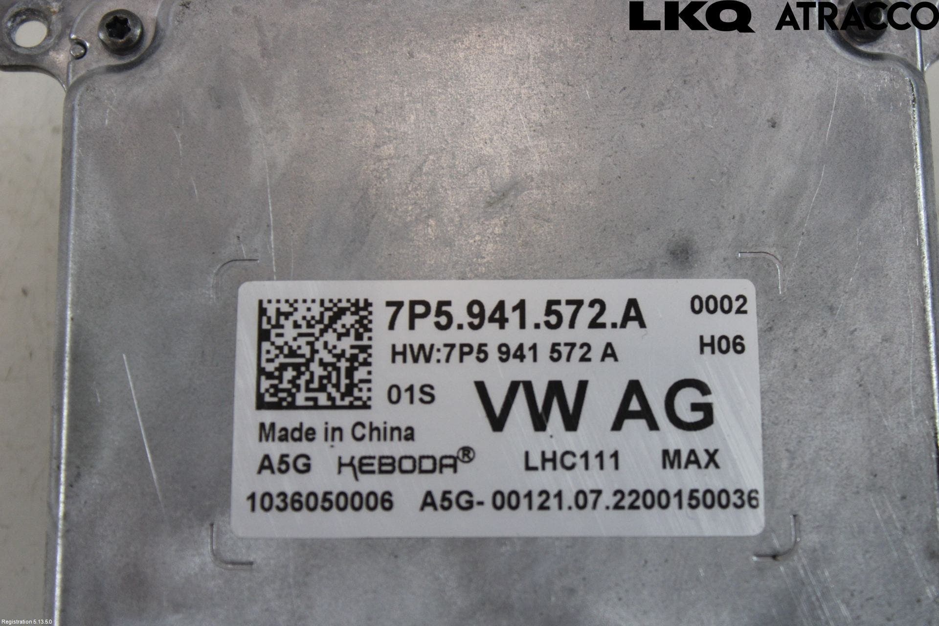 Volkswagen VW GOLF / E-GOLF VII 13-20 Styrenhet Strålkastare