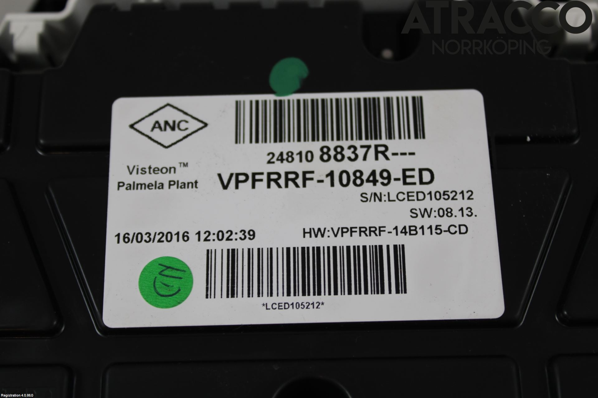 Renault CLIO IV 12-16 Instrument Komb