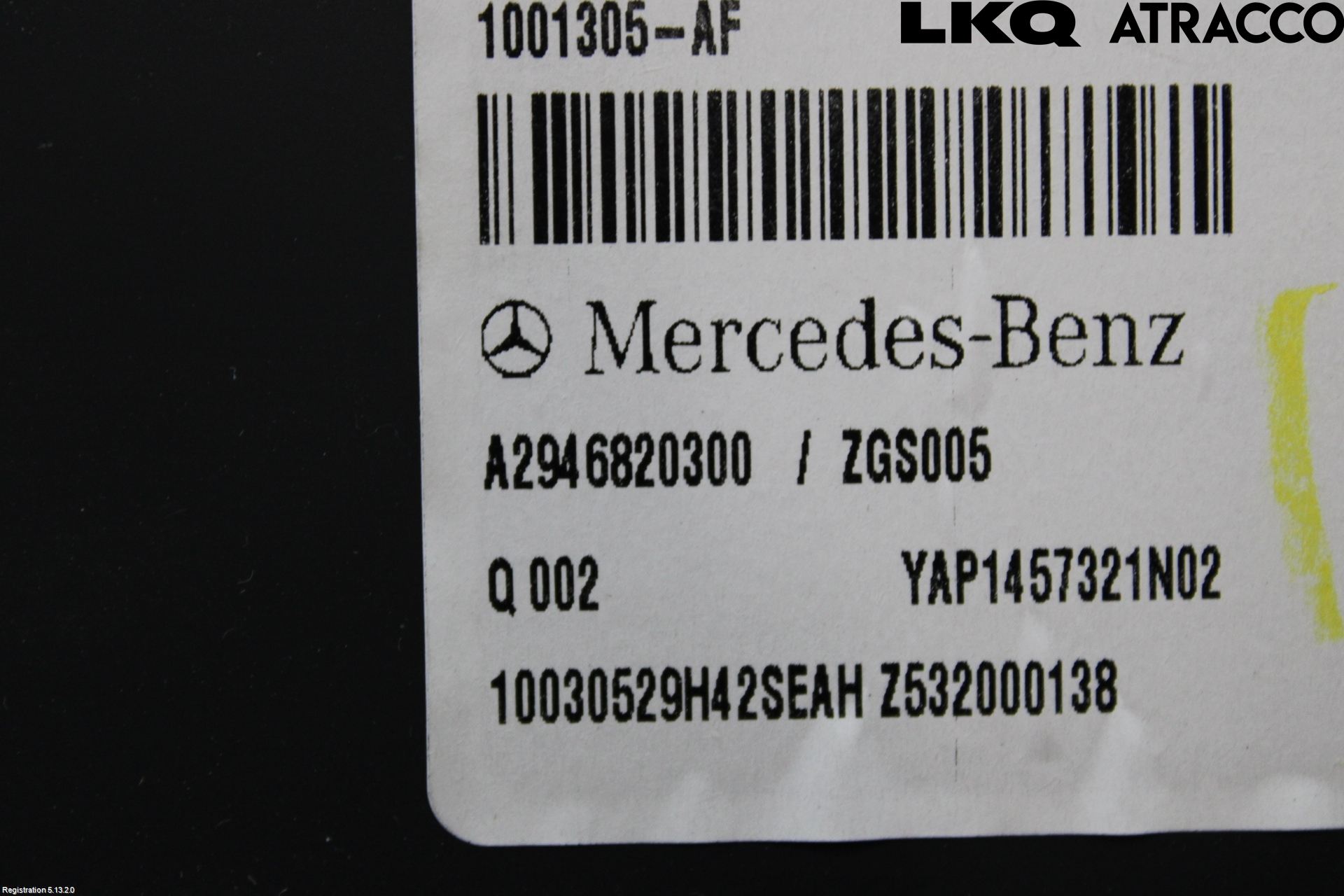 Mercedes-Benz MB EQE (V295) 22- Bagage Golv
