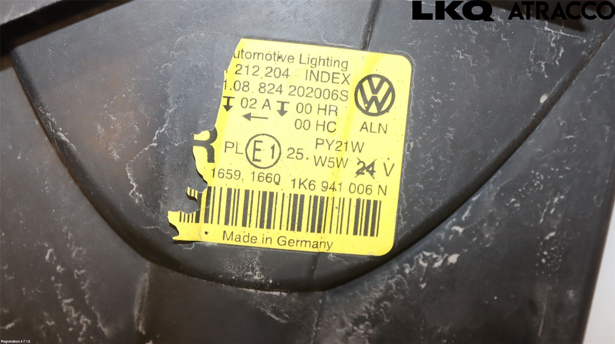 Volkswagen VW GOLF V 04-09 Strålkastare Höger