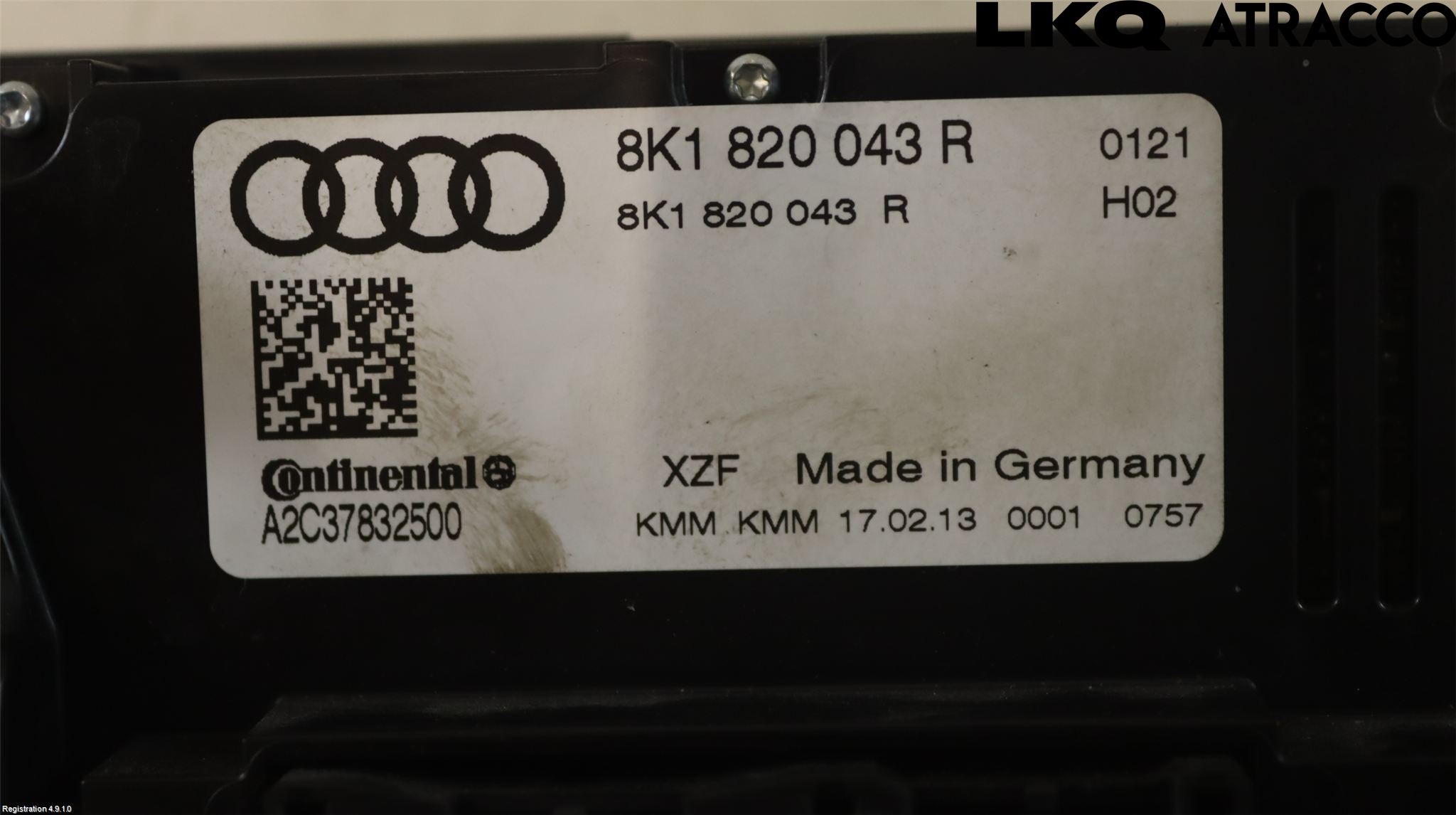 Audi A5 07-16 Värmereglage