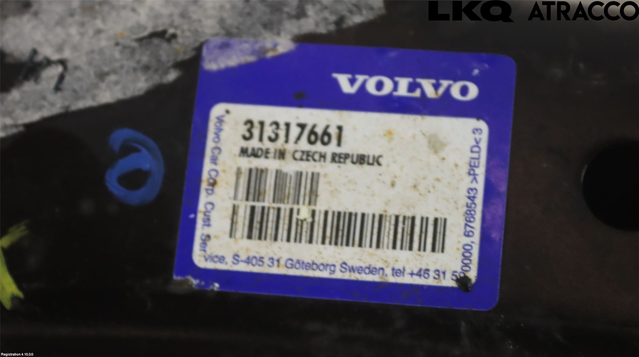 Volvo S80 07-13 Bärarm Fram Undre Vä