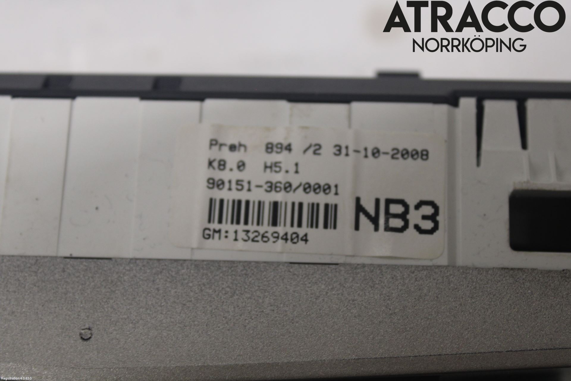 Opel ASTRA H 04-12 Värmereglage