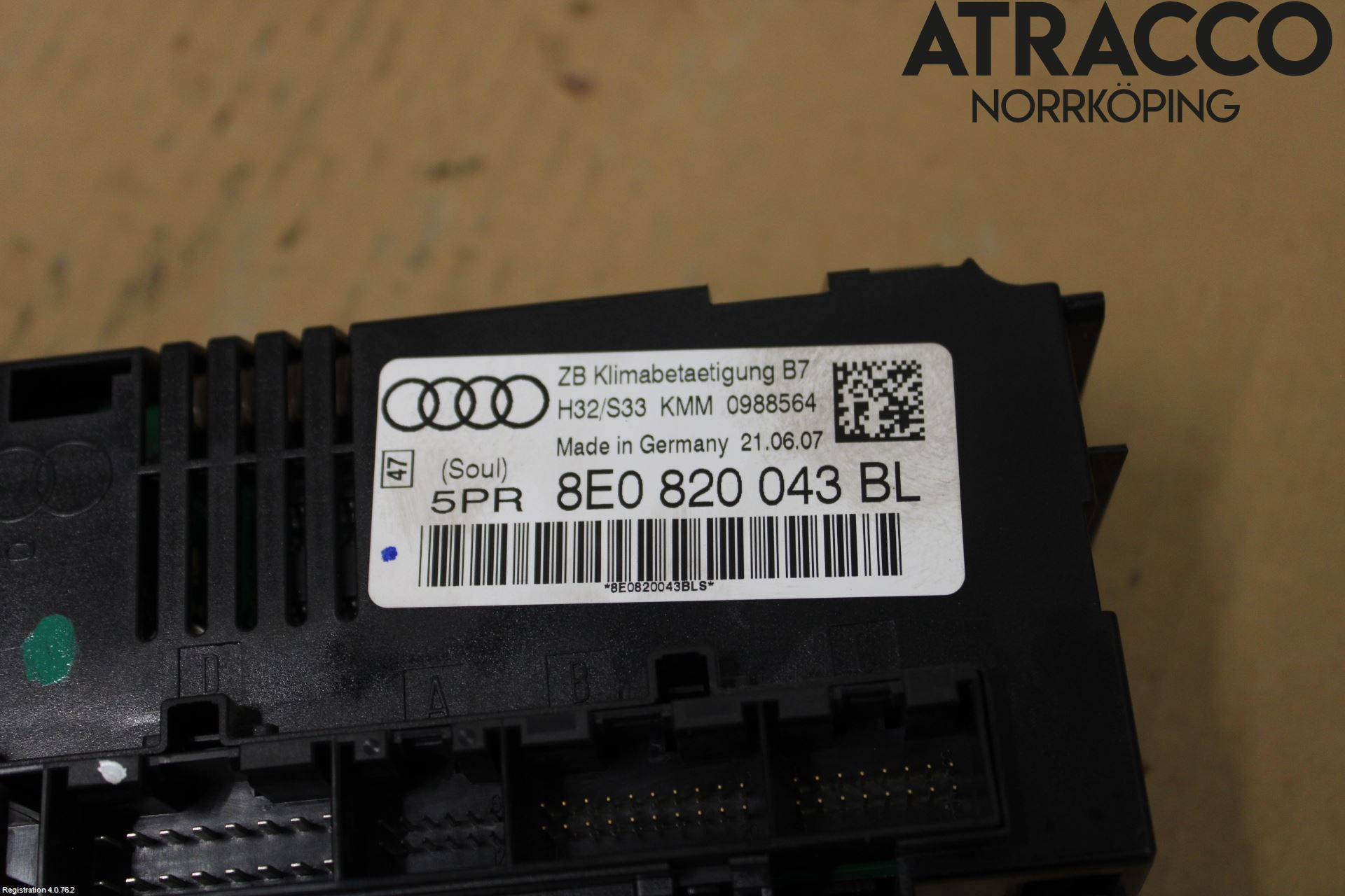 Audi A4/S4 05-07 Värmereglage