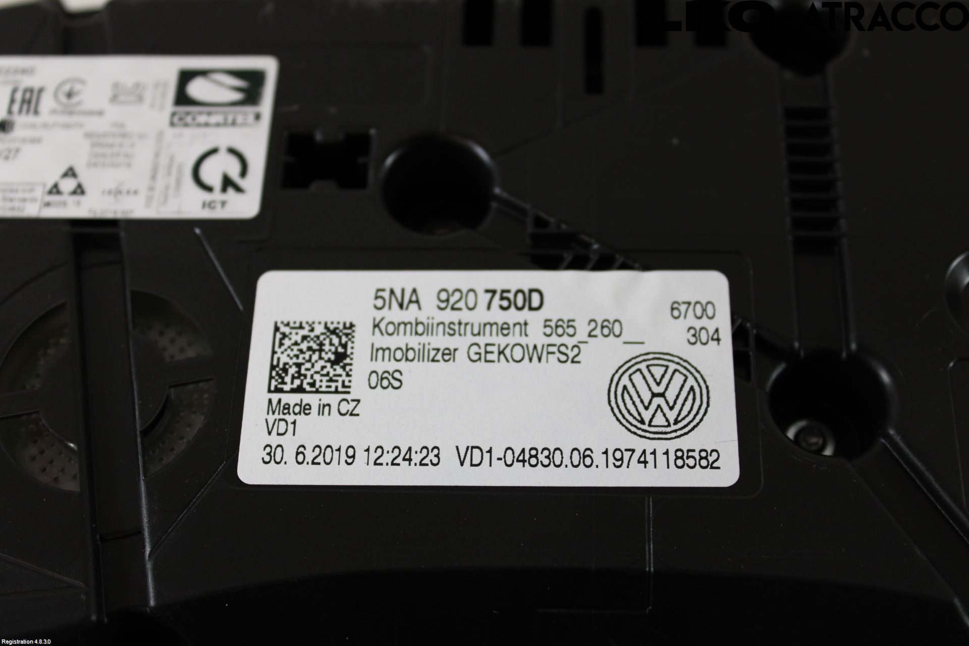 Volkswagen VW TIGUAN 16-24 Instrument Komb
