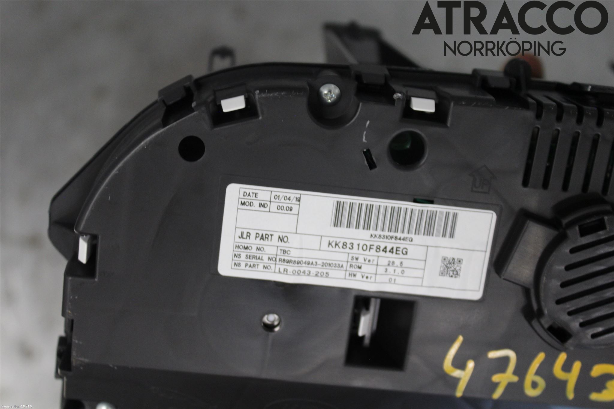 Jaguar F-PACE Instrument Komb