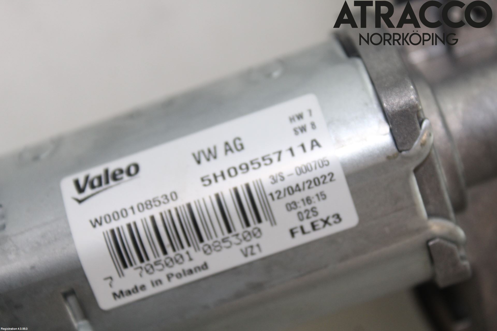 Volkswagen VW GOLF / E-GOLF VIII 20- Torkarmotor Baklucka