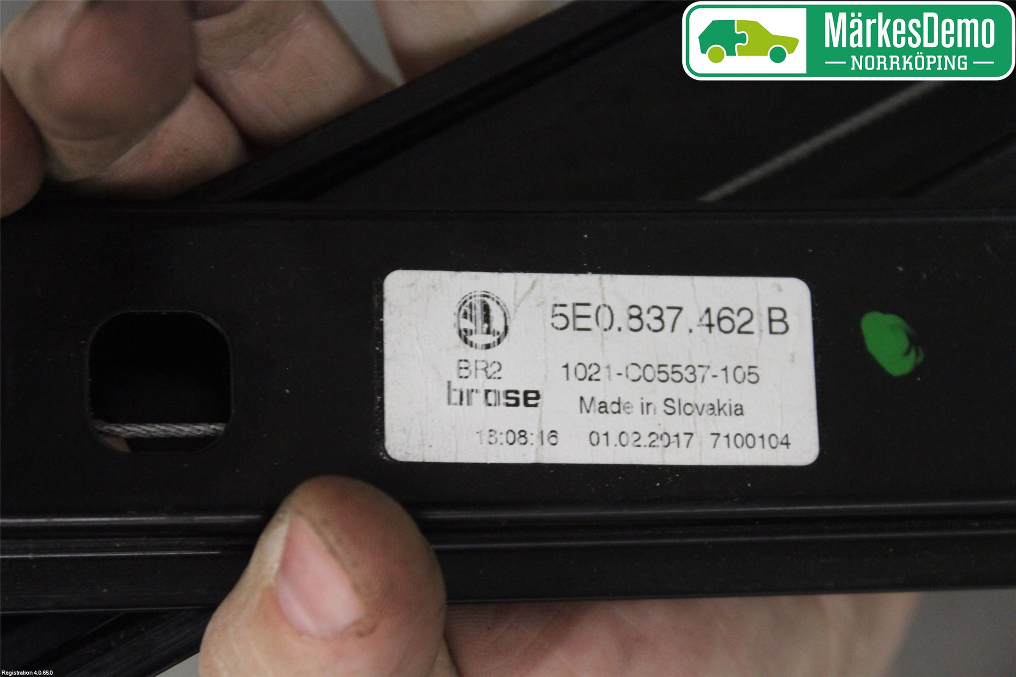 Skoda OCTAVIA (5E) 13-20 Fönsterhiss El Kompl