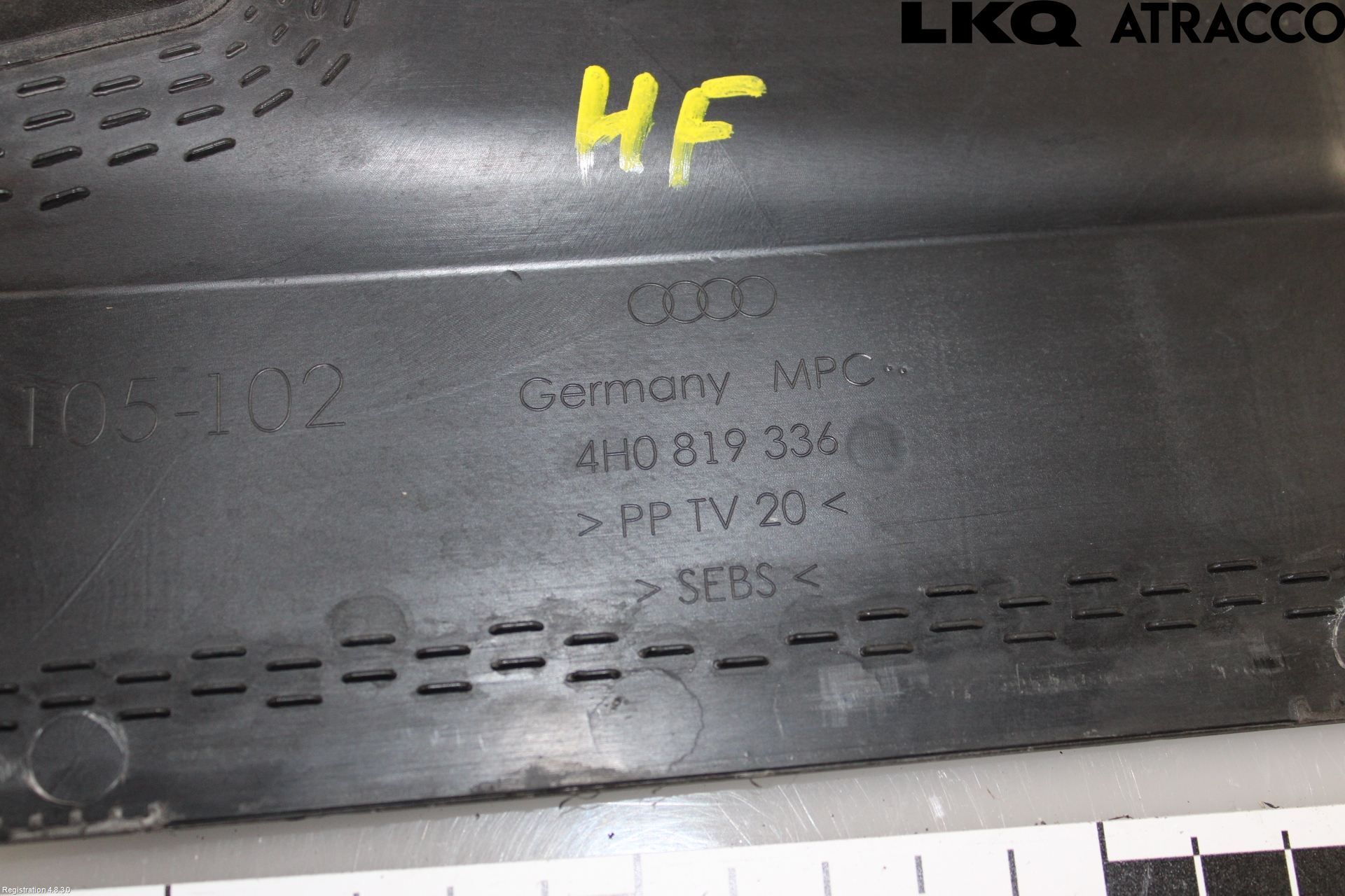 Audi A8/S8 4H 10-17 Torpedplåt-Torpedplast