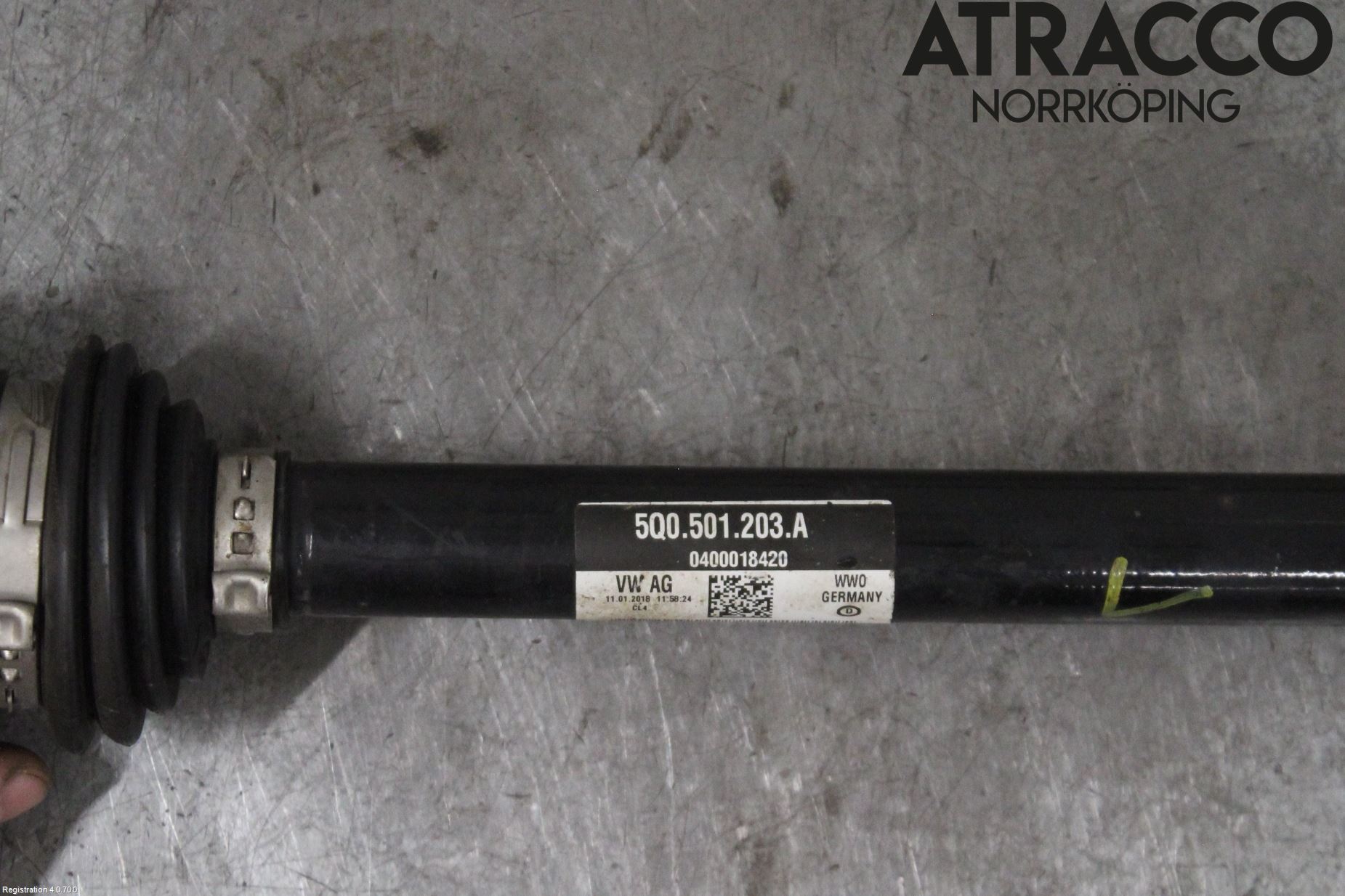 Volkswagen VW GOLF / E-GOLF VII 13-20 Drivaxel Bak Vänster
