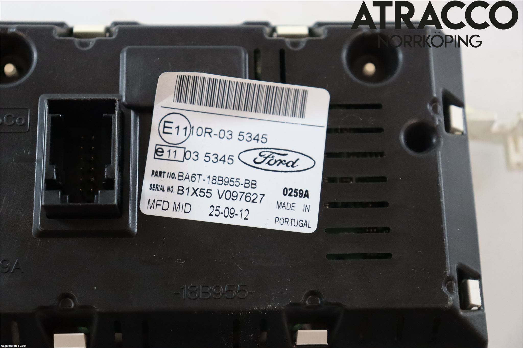 Ford FIESTA 09-12 Färddator